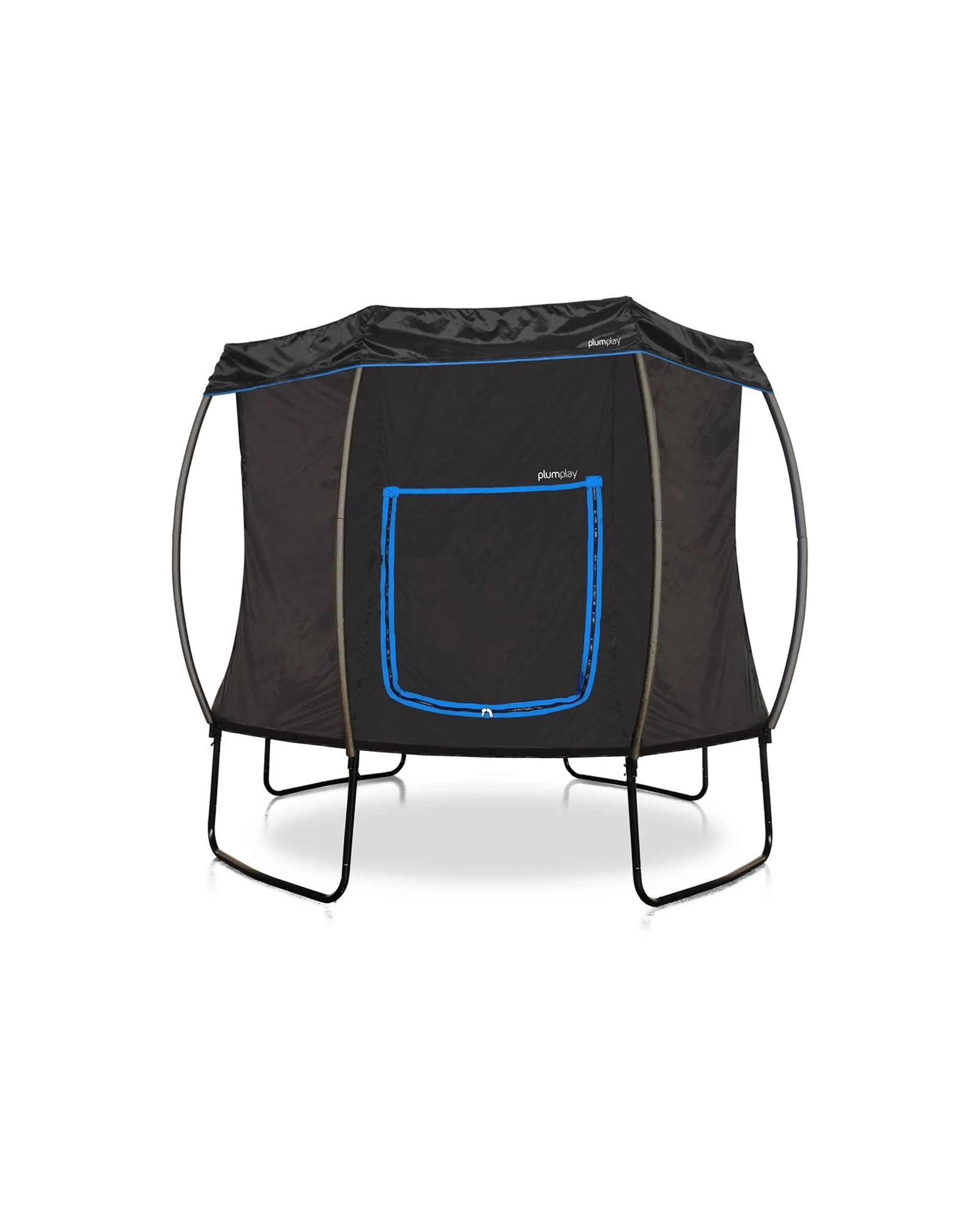 3 Plum Play Au 8ft Deluxe Springsafe Kids Trampoline With Sunshade Tent Bundle - Black, 3 of 3