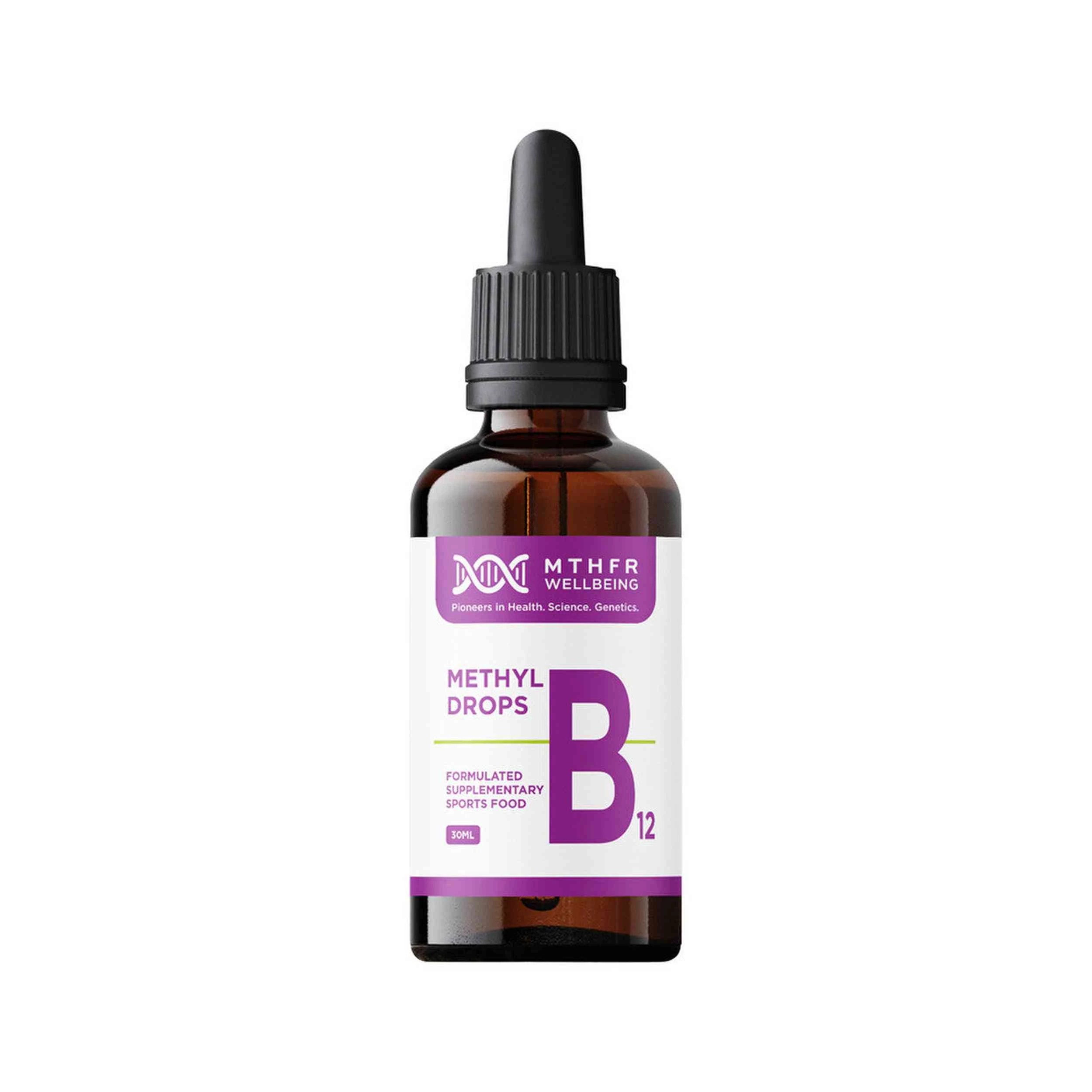 1 MTHFR Wellbeing Methyl B12 Drops 30ml, 1 of 1
