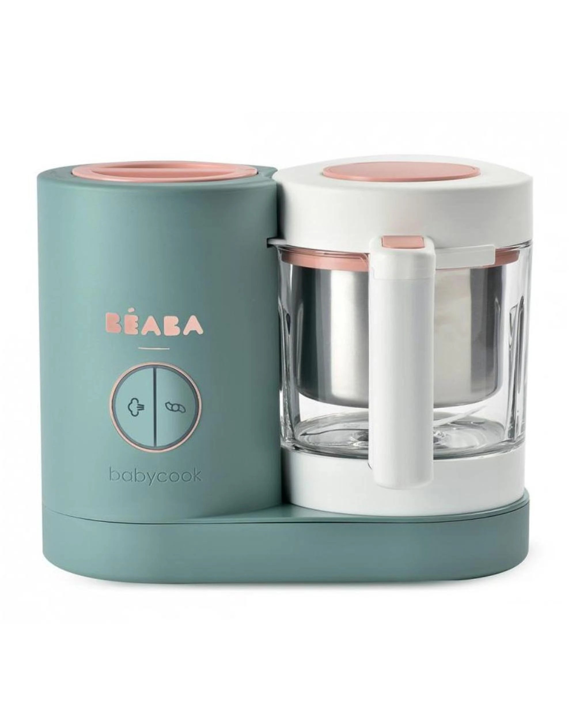 1 Beaba Babycook Neo Baby Food Processor Steam Cook Blend  Eucalyptus, 1 of 8