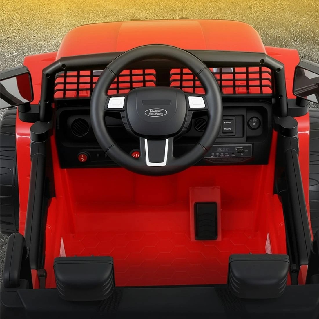 5 Rigo Kids Electric Ride On Car Jeep Toy Cars Remote 12V Red - Red, 5 of 5
