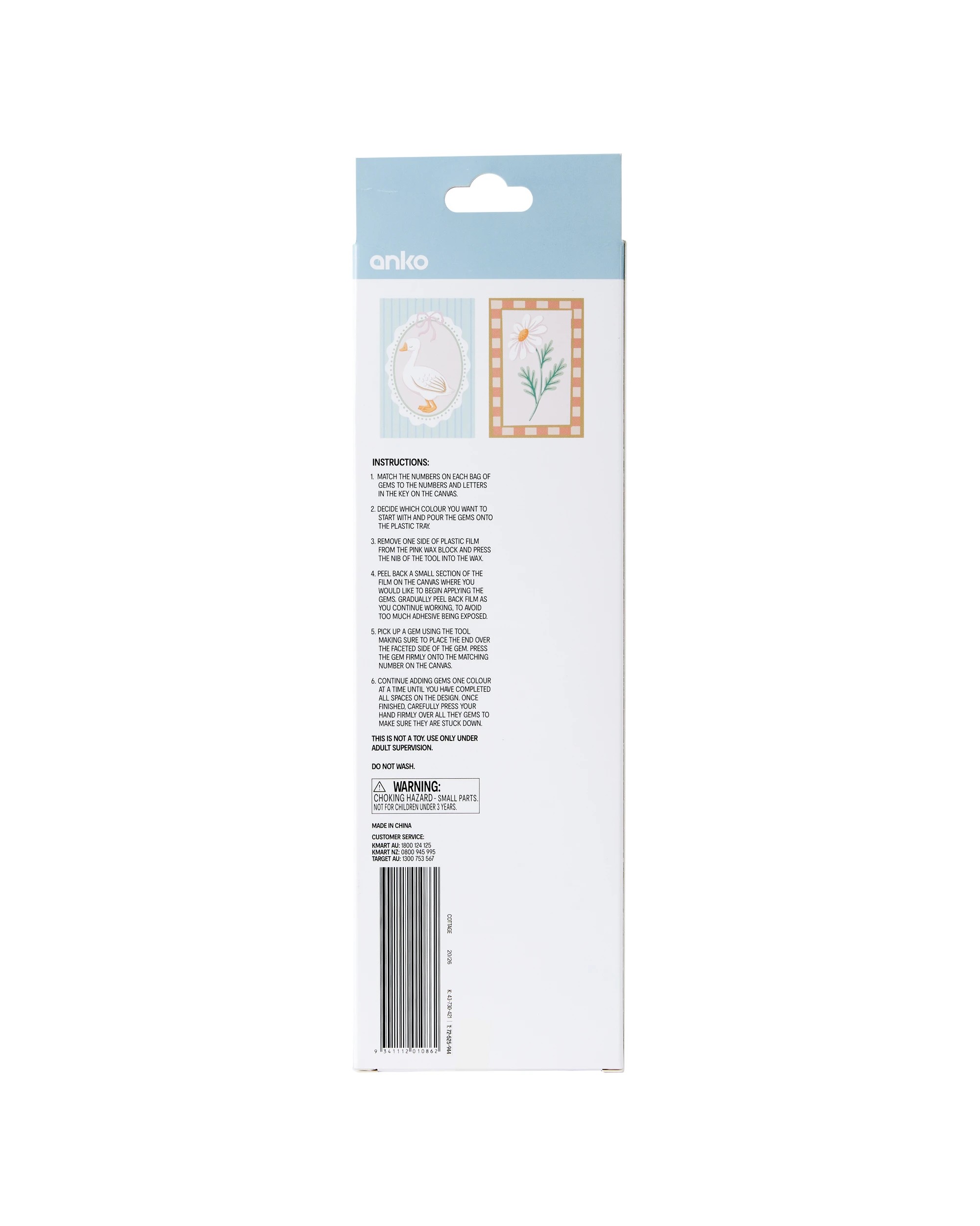 9 2 Pack DIY Sparkle Gem Art - Cottage, 9 of 9