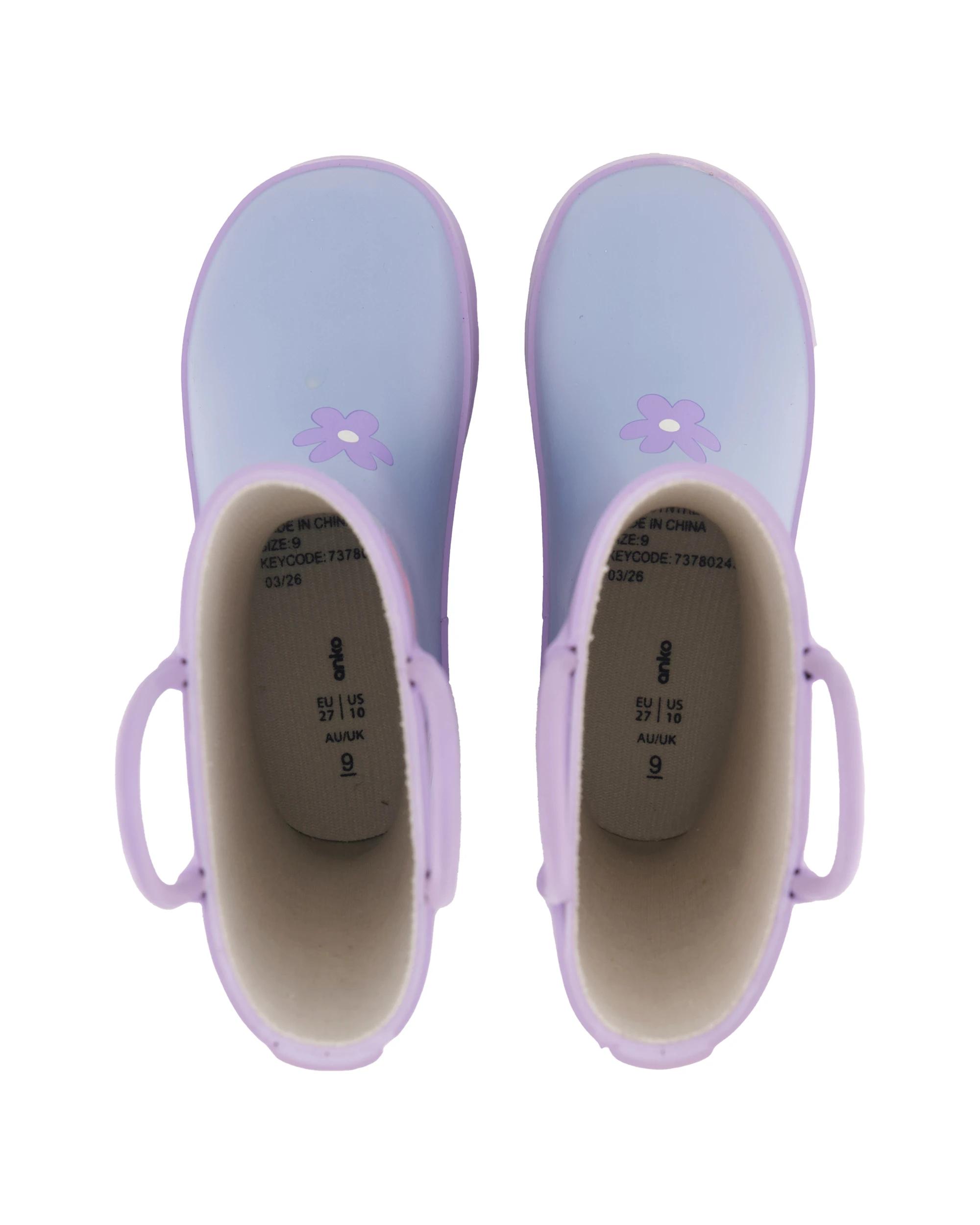 3 Junior Rainboots Lilac Unic, 3 of 5