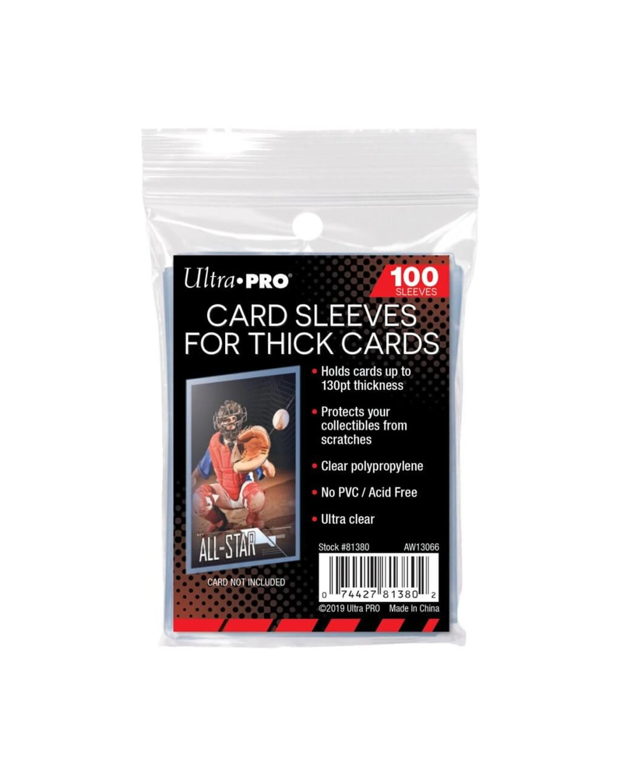 1 ULTRA PRO Card Sleeves Thick Card Sleeves, 1 of 1