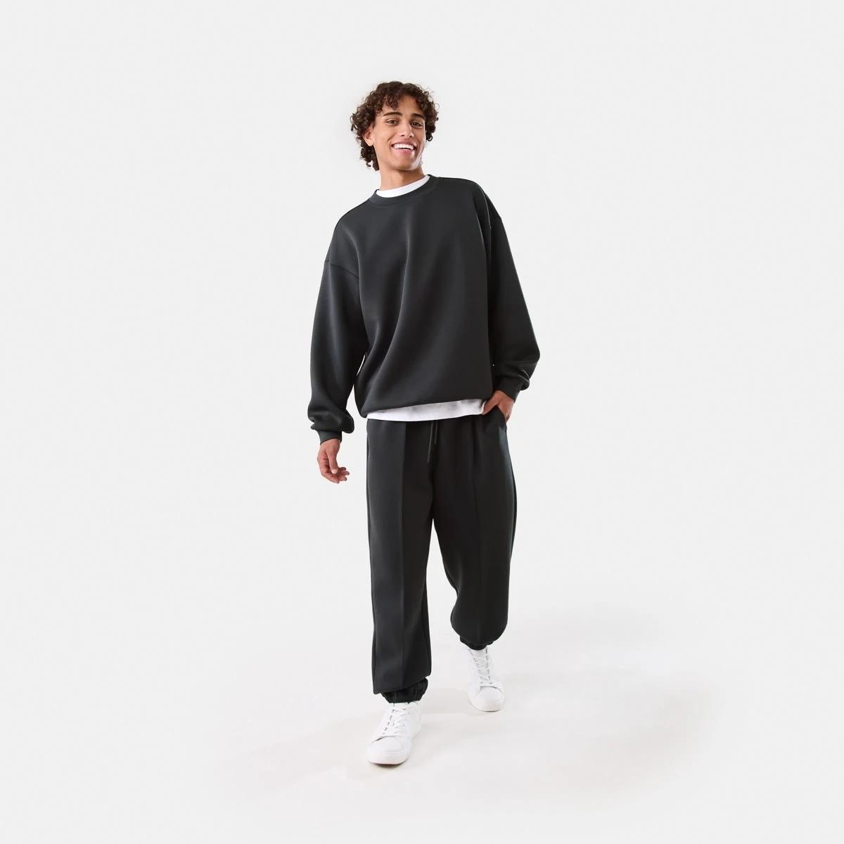 2 Scuba Oversized Crew Neck Sweatshirt VOLCANIC ROCK, 2 of 6