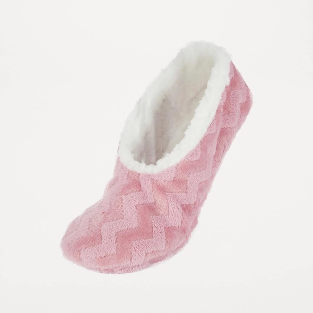 1 Plush Footlets Sier Pink, 1 of 3