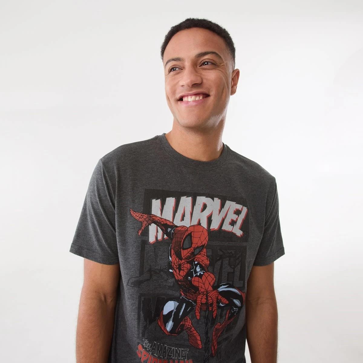 4 Spider-Man License T-shirt CHARCOAL MARLE, 4 of 6