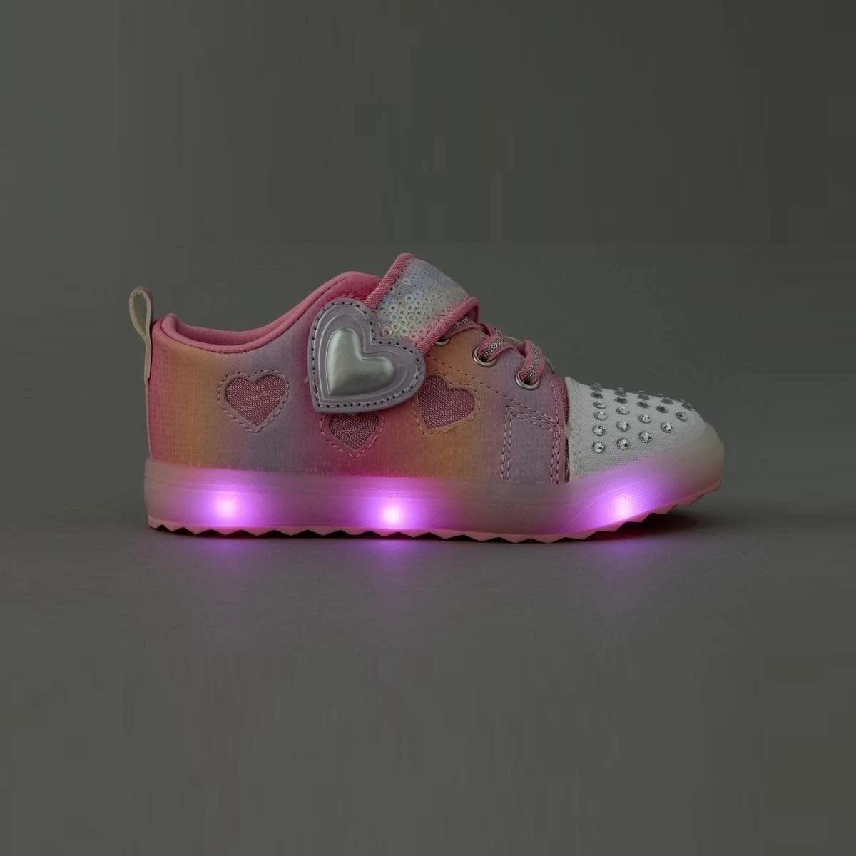 2 Junior Light Up Shoes PASTEL OMBRE, 2 of 6