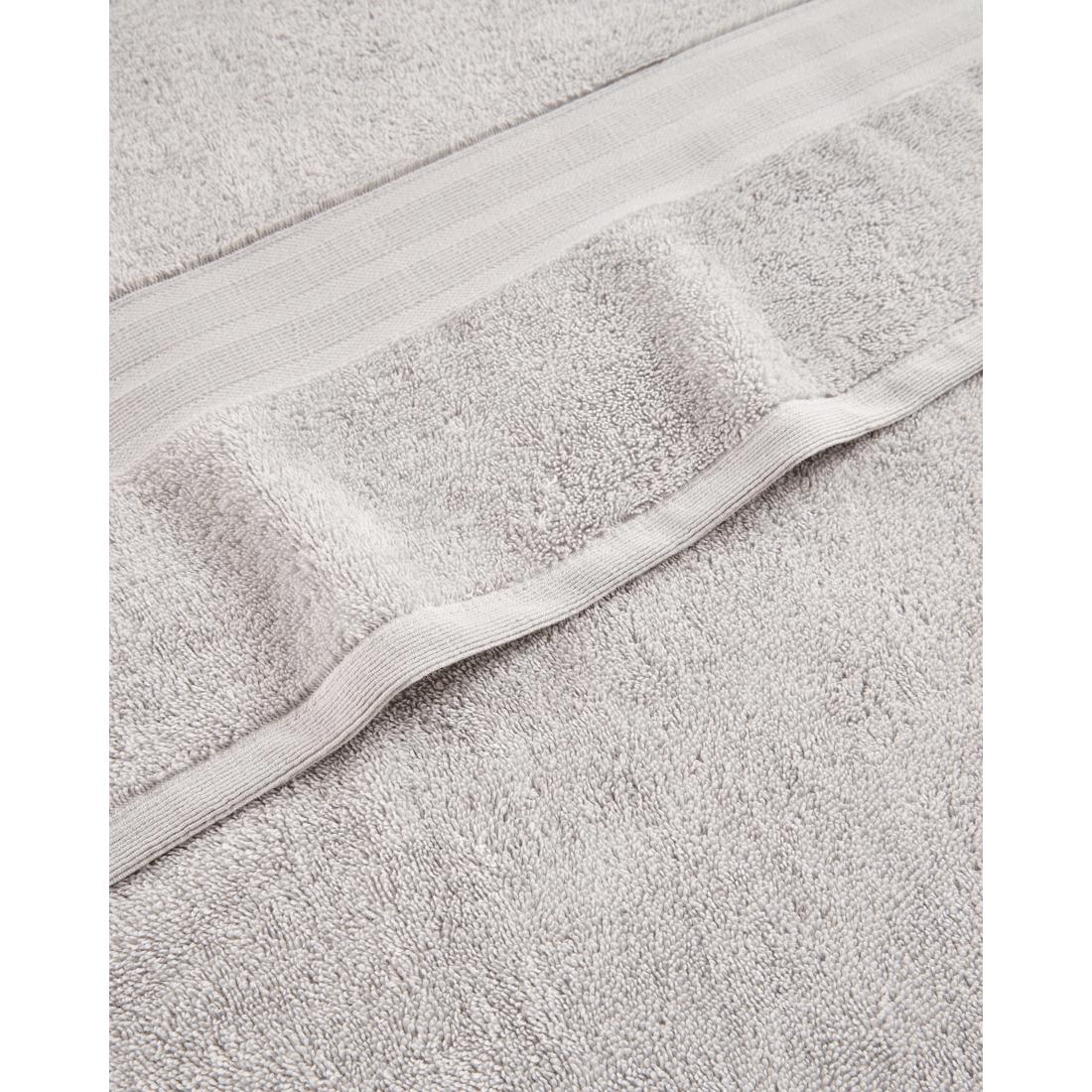 3 Grandeur Australian Cotton Bath Towel - Grey, 3 of 3