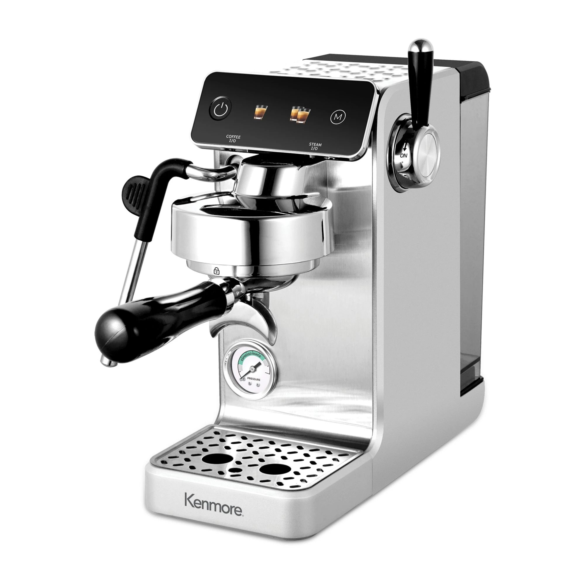 1 Kenmore Dualis Espresso Machine, Dual Thermoblock Simultaneous Brew & Steam, Italian ULKA Pump, 1 of 7