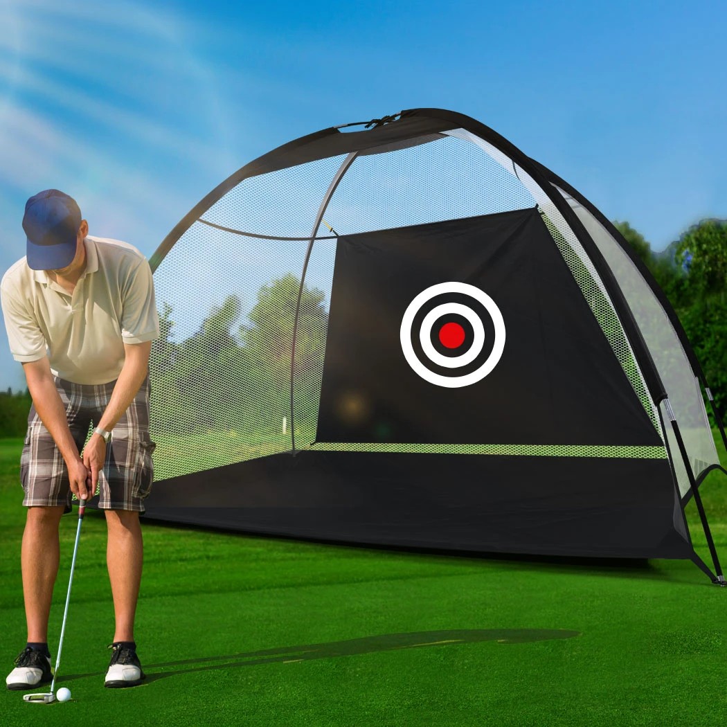 6 Centra 3m Golf Practice Net Hitting Driving Netting Chipping Cage Training Aid, 6 of 6