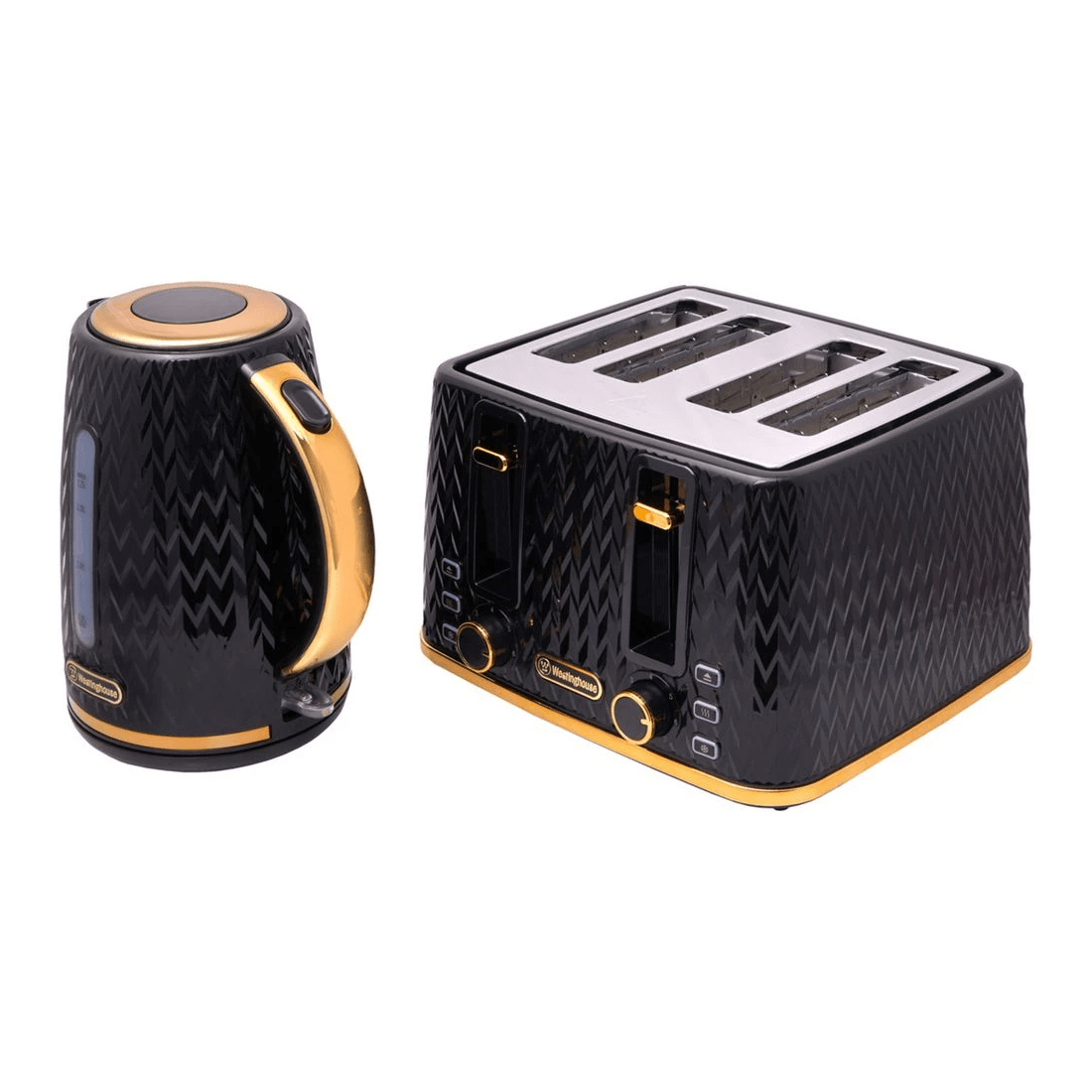 2 Westinghouse Kettle & Toaster Pack Black, 2 of 10