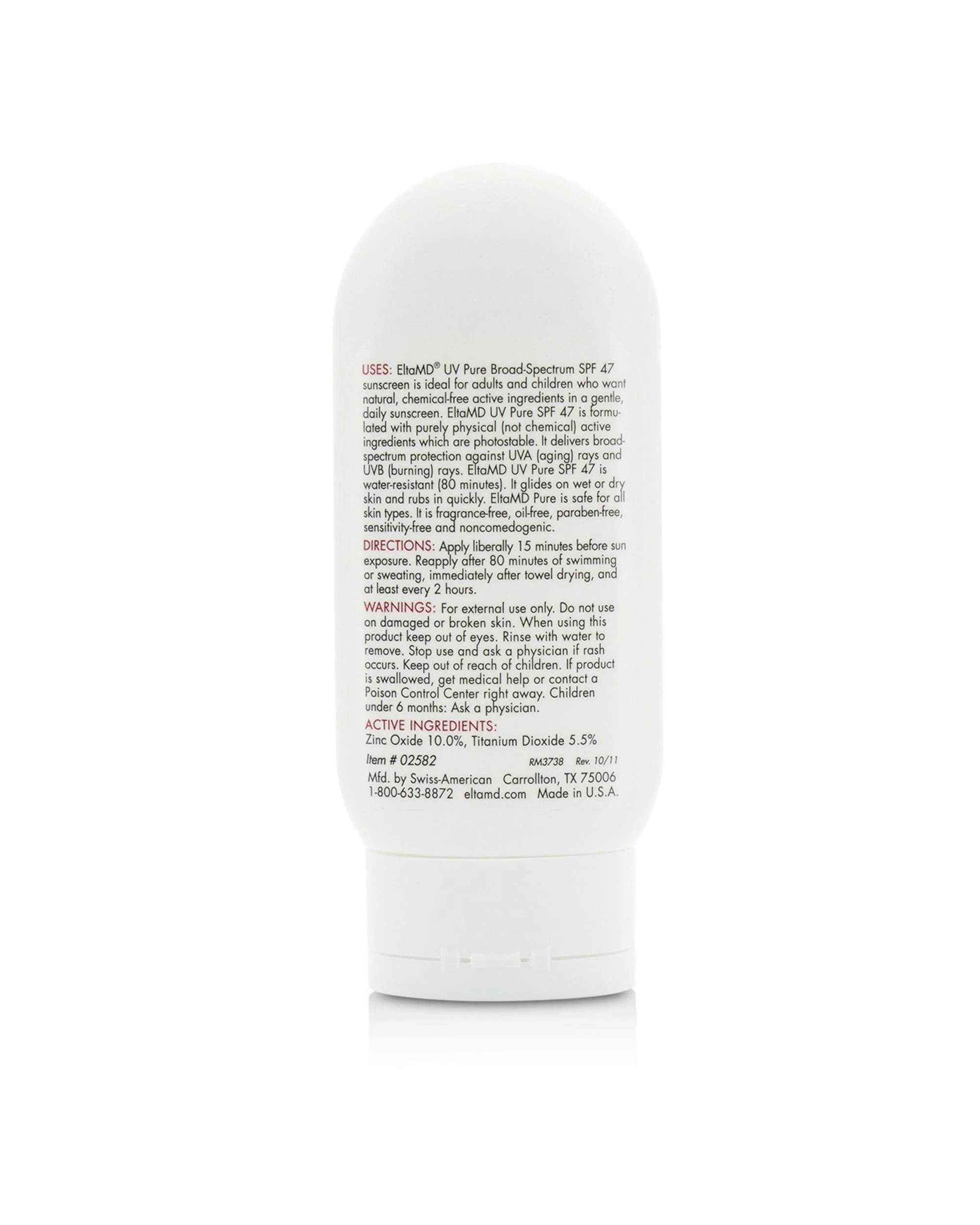 3 EltaMD UV Pure Water-Resistant Face & Body Physical Sunscreen SPF 47  114g/4oz, 3 of 3