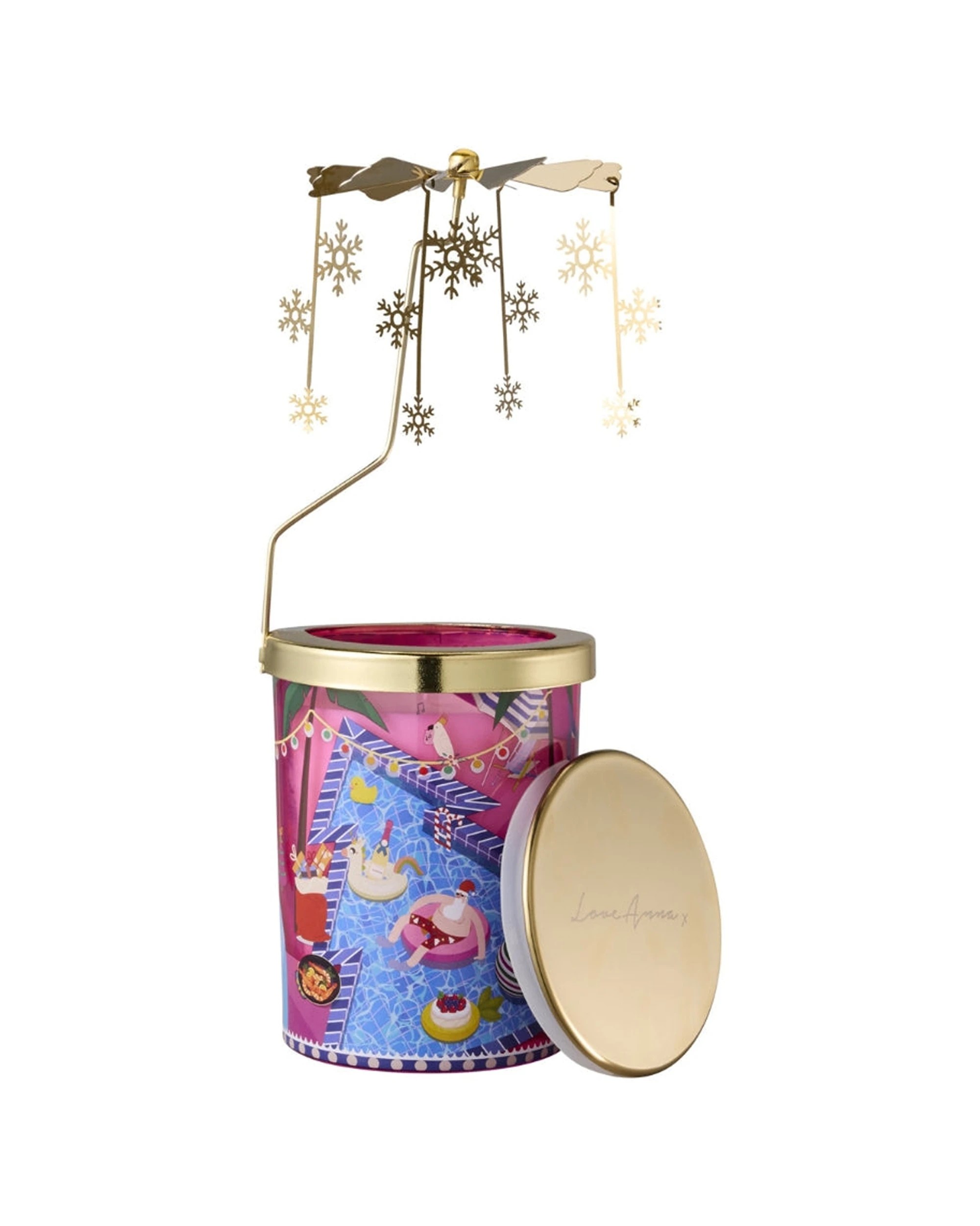 2 Love Anna Festive Down Under Fragrance Candle Prosecco Cheer 235g - Pink, 2 of 3