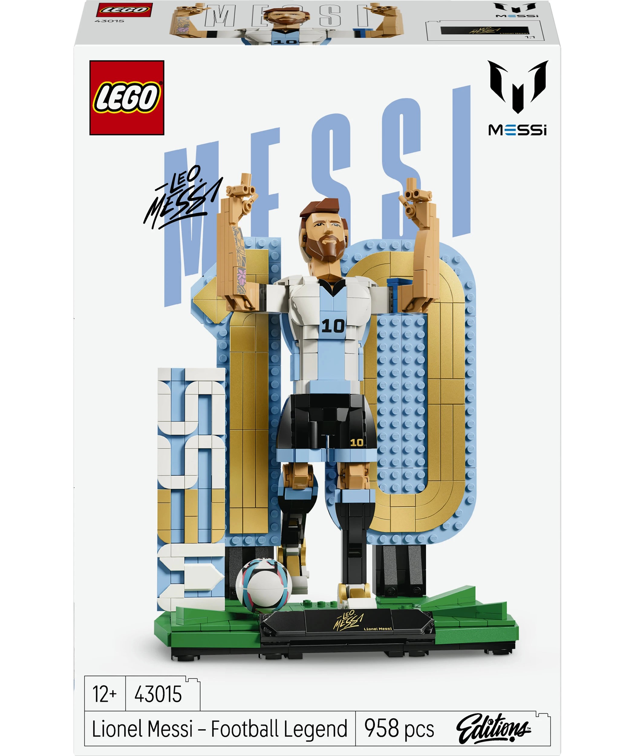1 LEGO Editions Football Lionel Messi - Football Legend 43015, 1 of 10