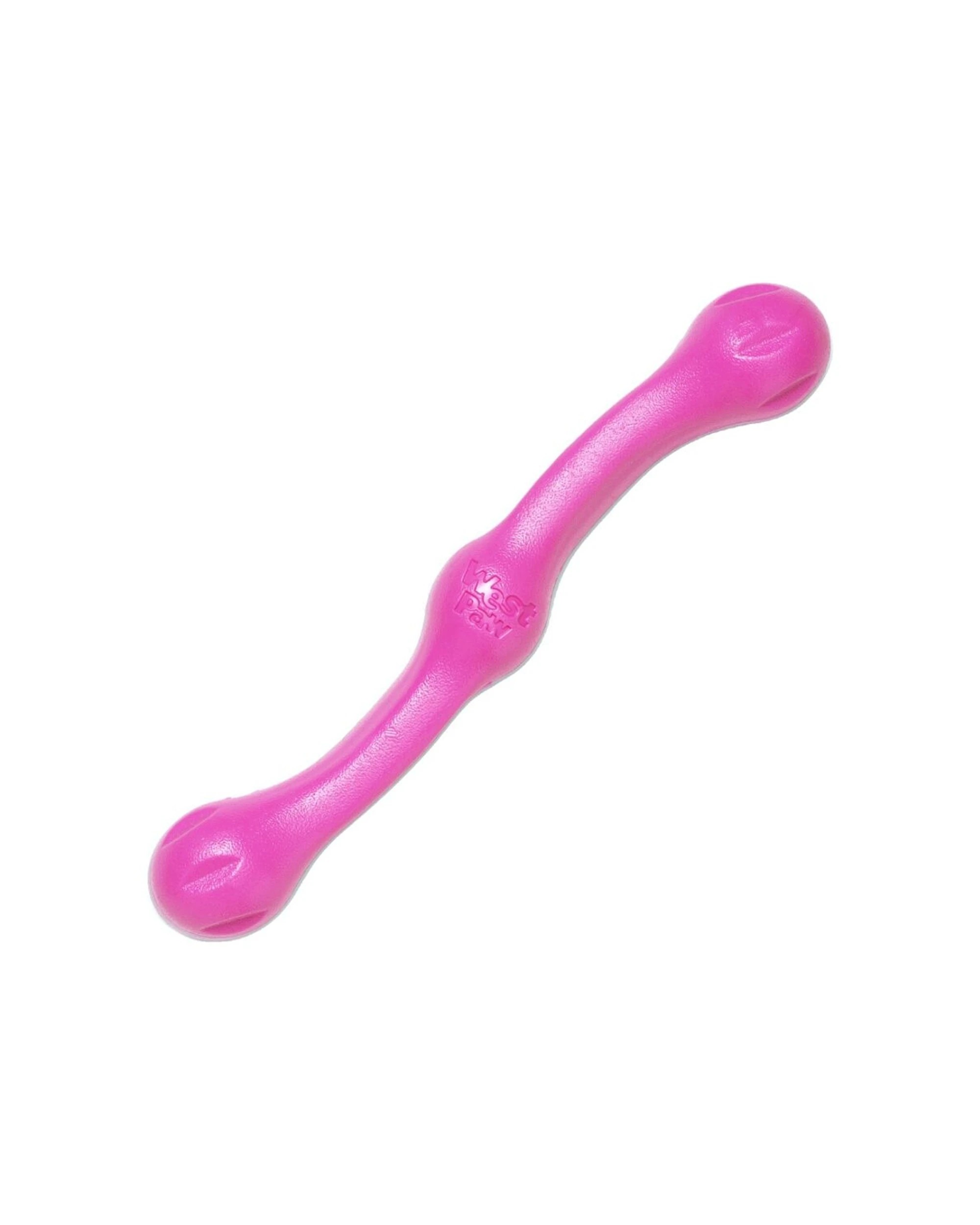 1 West Paw Zwig Dog Fetch Soft Chew Toy Dishwasher Safe Floating Zogoflex - Pink, 1 of 4
