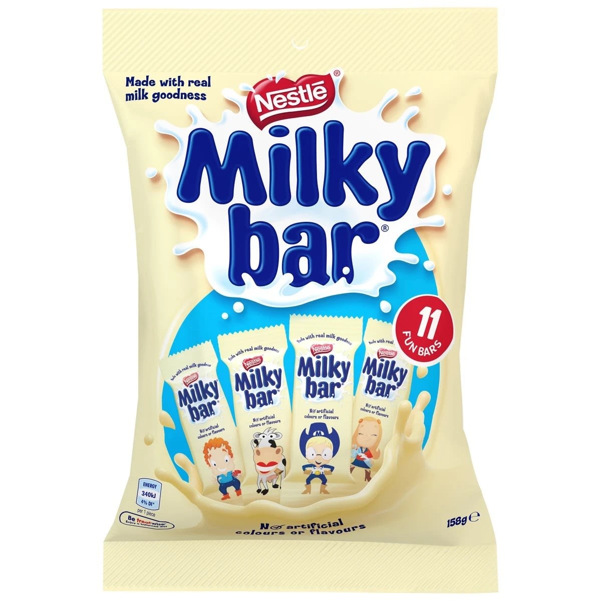 1 11 Piece Nestle Milkybar Share Pack 158g, 1 of 2