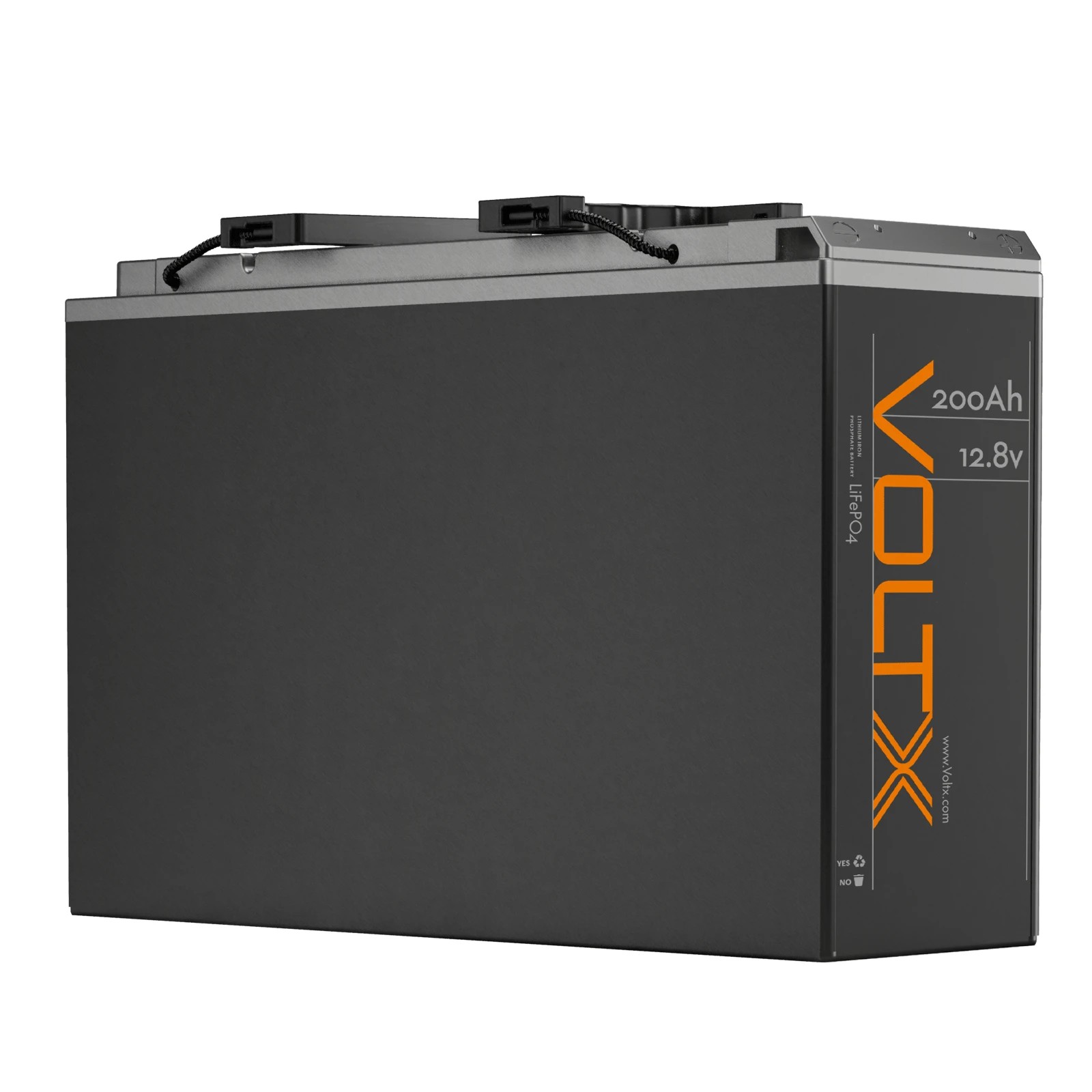 4 VoltX 12V 200Ah 2560Wh Slimline LiFePO4 Battery, 150A BMS, 4WD & Caravan, 4 of 10