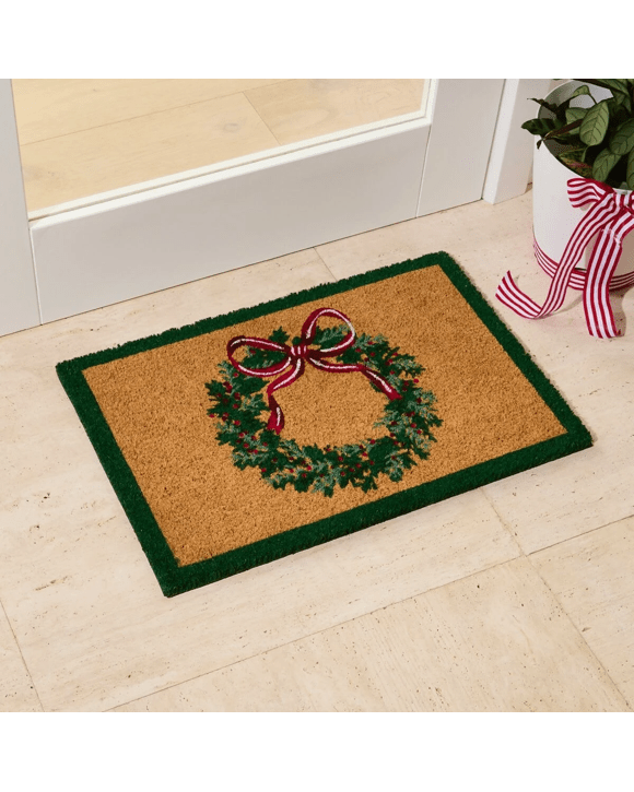Wreath Door Mat - 60cm x 40cm