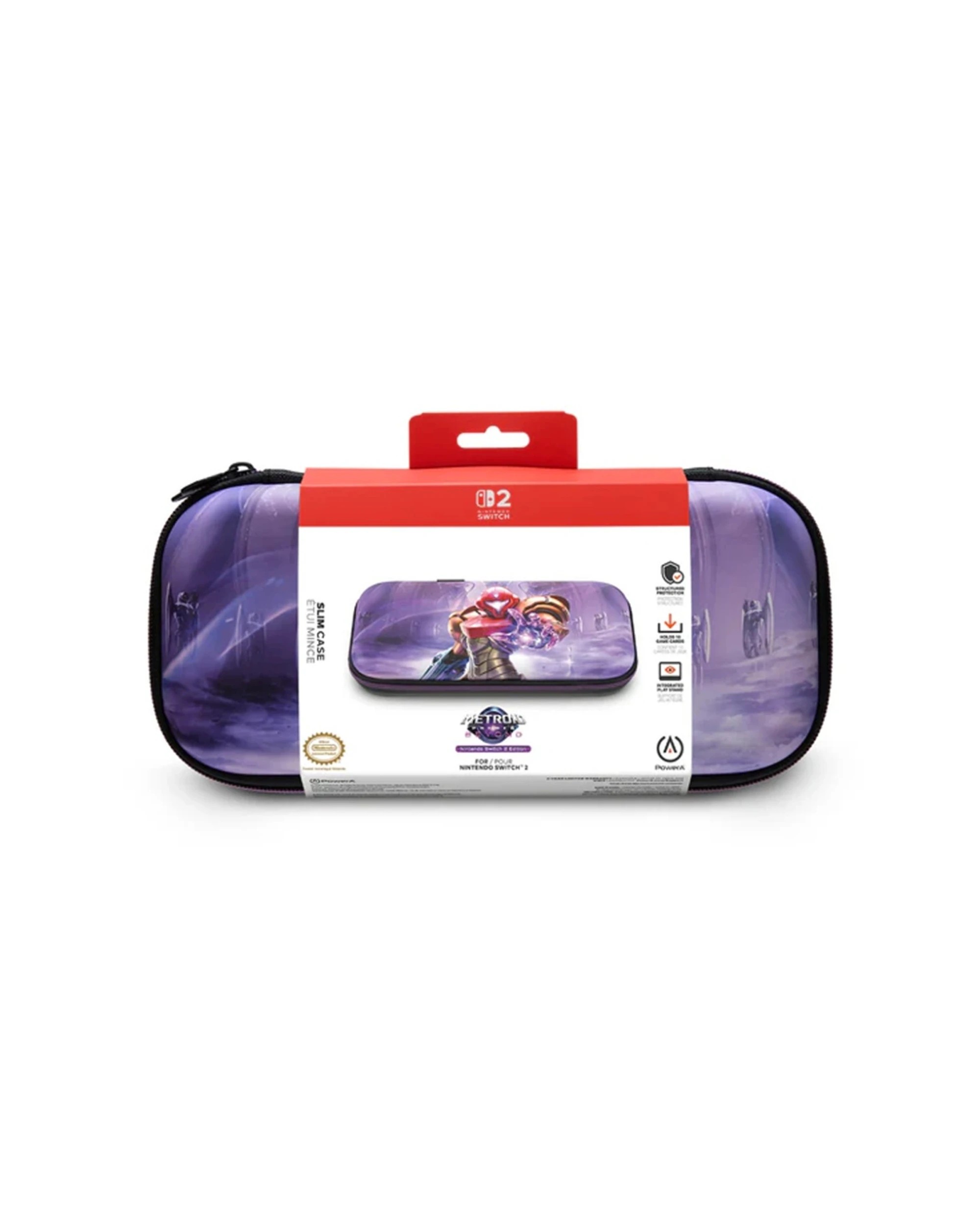 1 PowerA Nintendo Switch 2 Slim Protection Case Metroid Prime 4 - Multi, 1 of 7