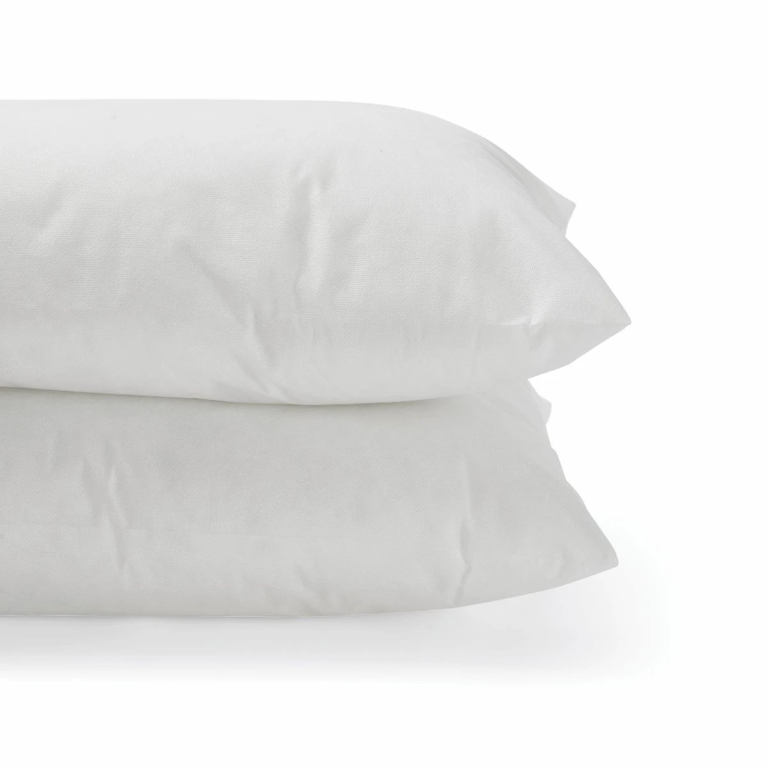 3 2 Pack Polyester Pillows - Low Profile, White, 3 of 3