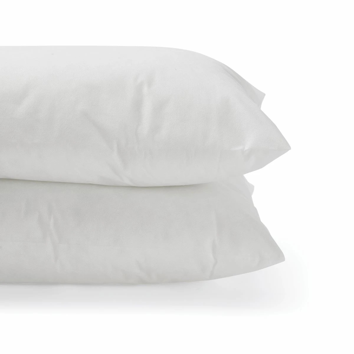 4 2 Pack Polyester Pillows - Low Profile, White, 4 of 4