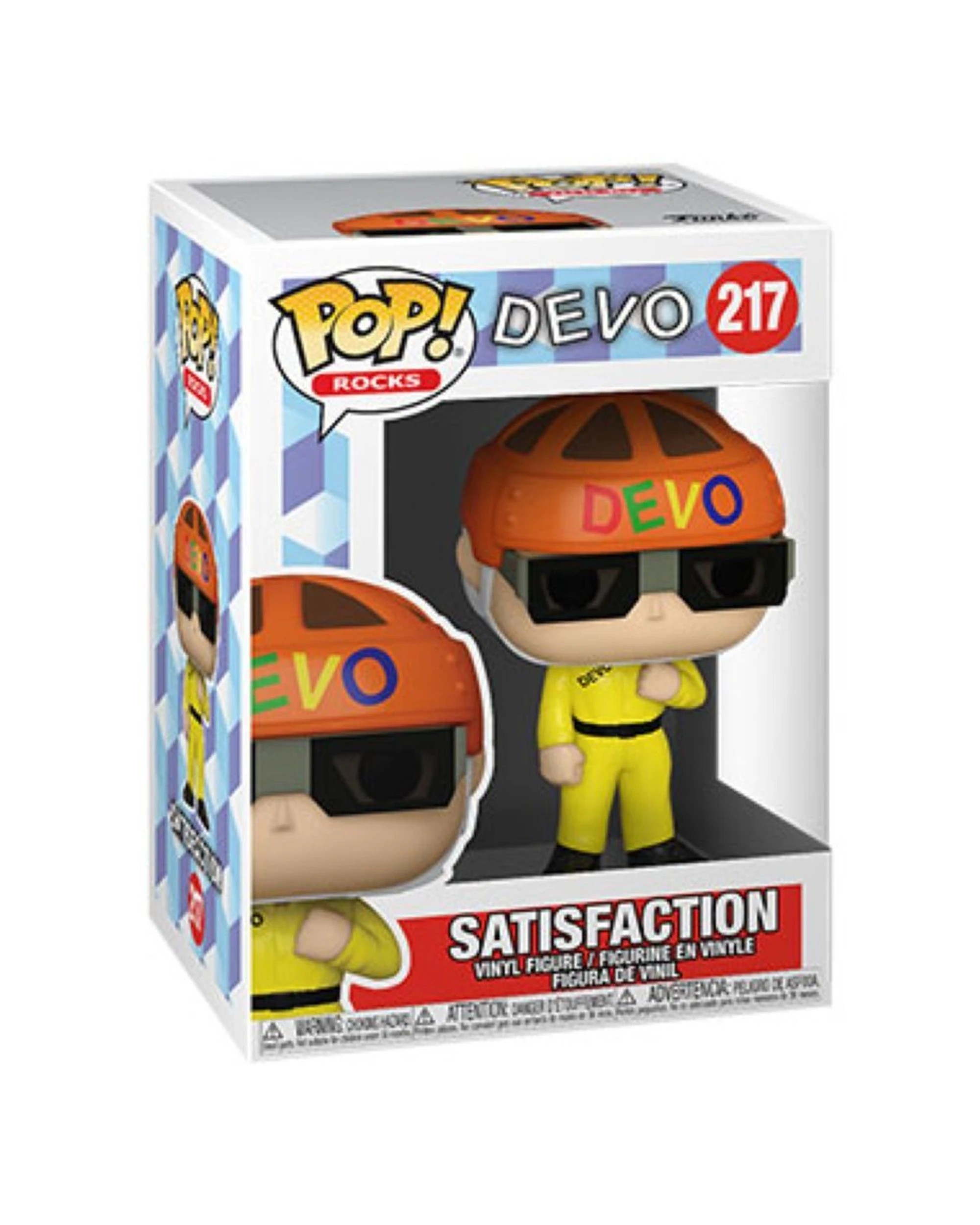 3 Pop Vinyl Figurine Devo - Satisfaction 10cm Plastic Vinyl Action Figure - Yellow, 3 of 3