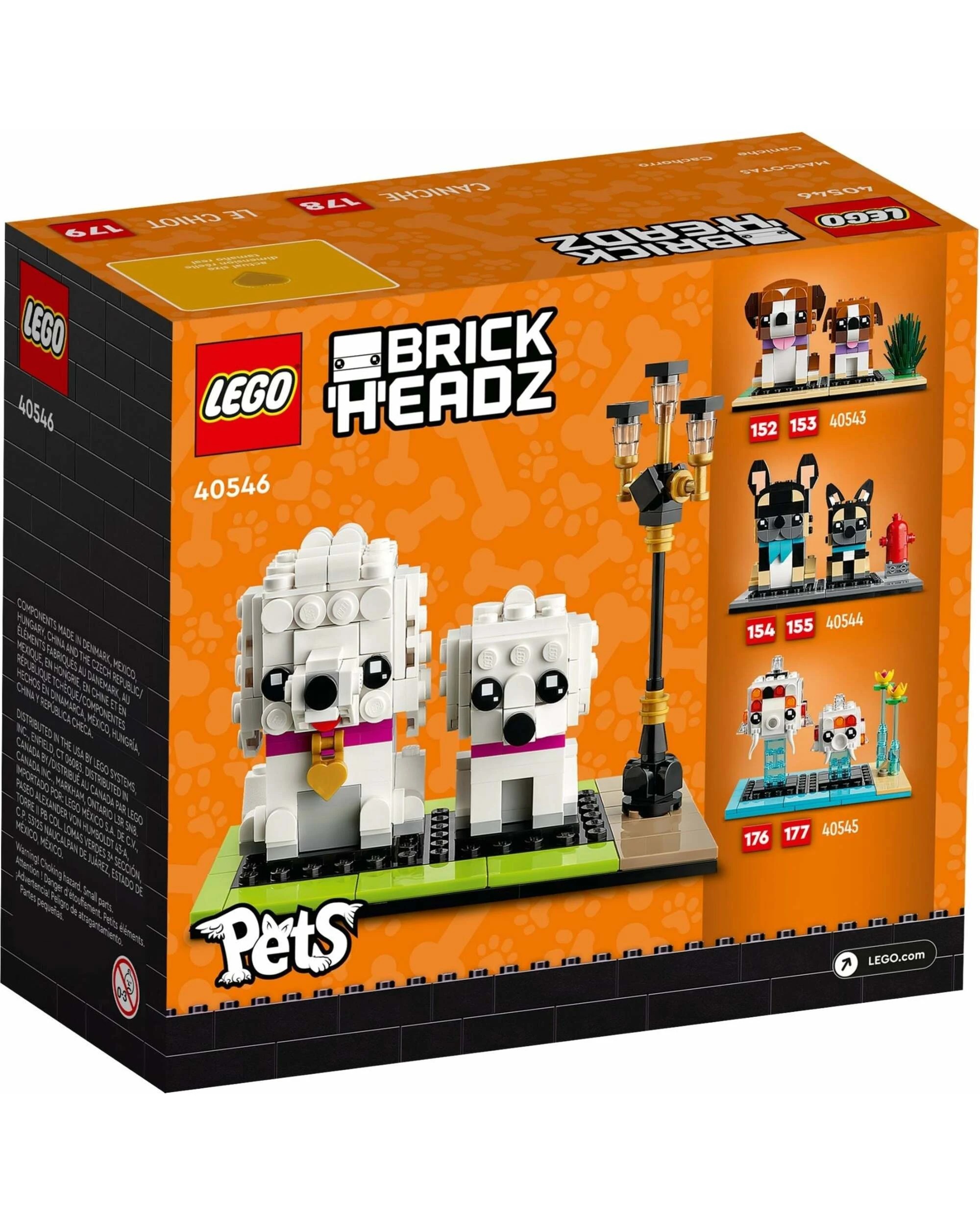 5 LEGO 40546 BrickHeadz Poodle - Buildable Dog Set, 5 of 5