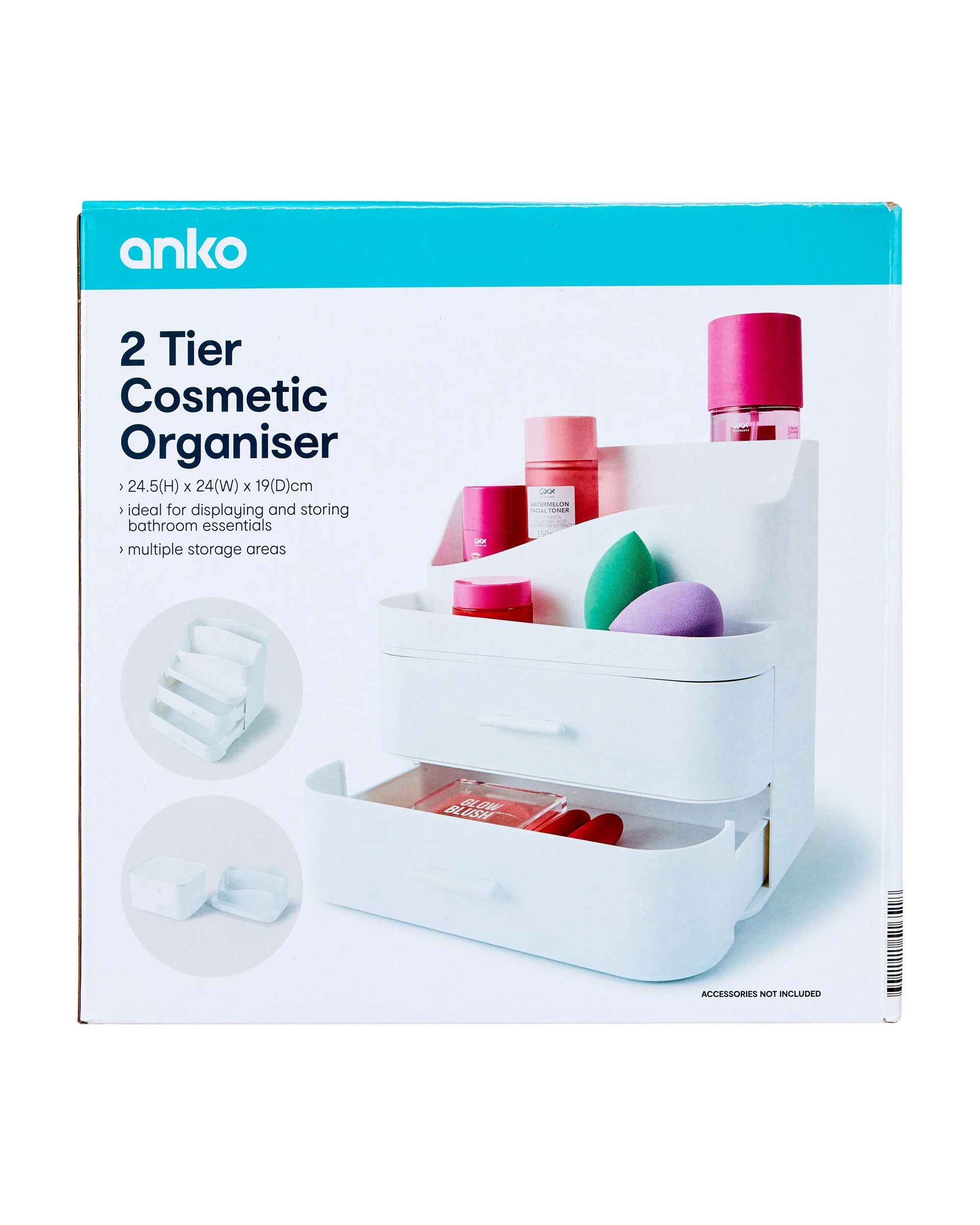 10 2 Tier Cosmetic Organiser, 10 of 10