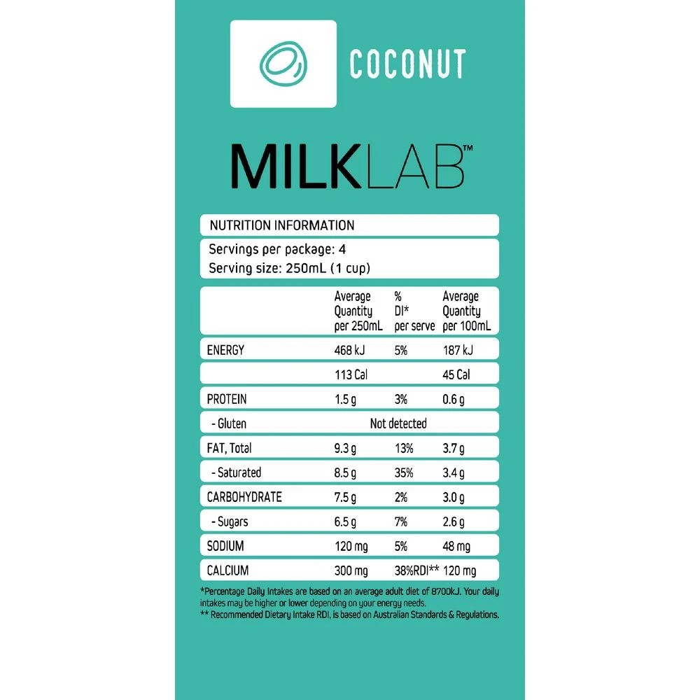 3 MilkLab Coconut Milk 1L 8 Pack, 3 of 3