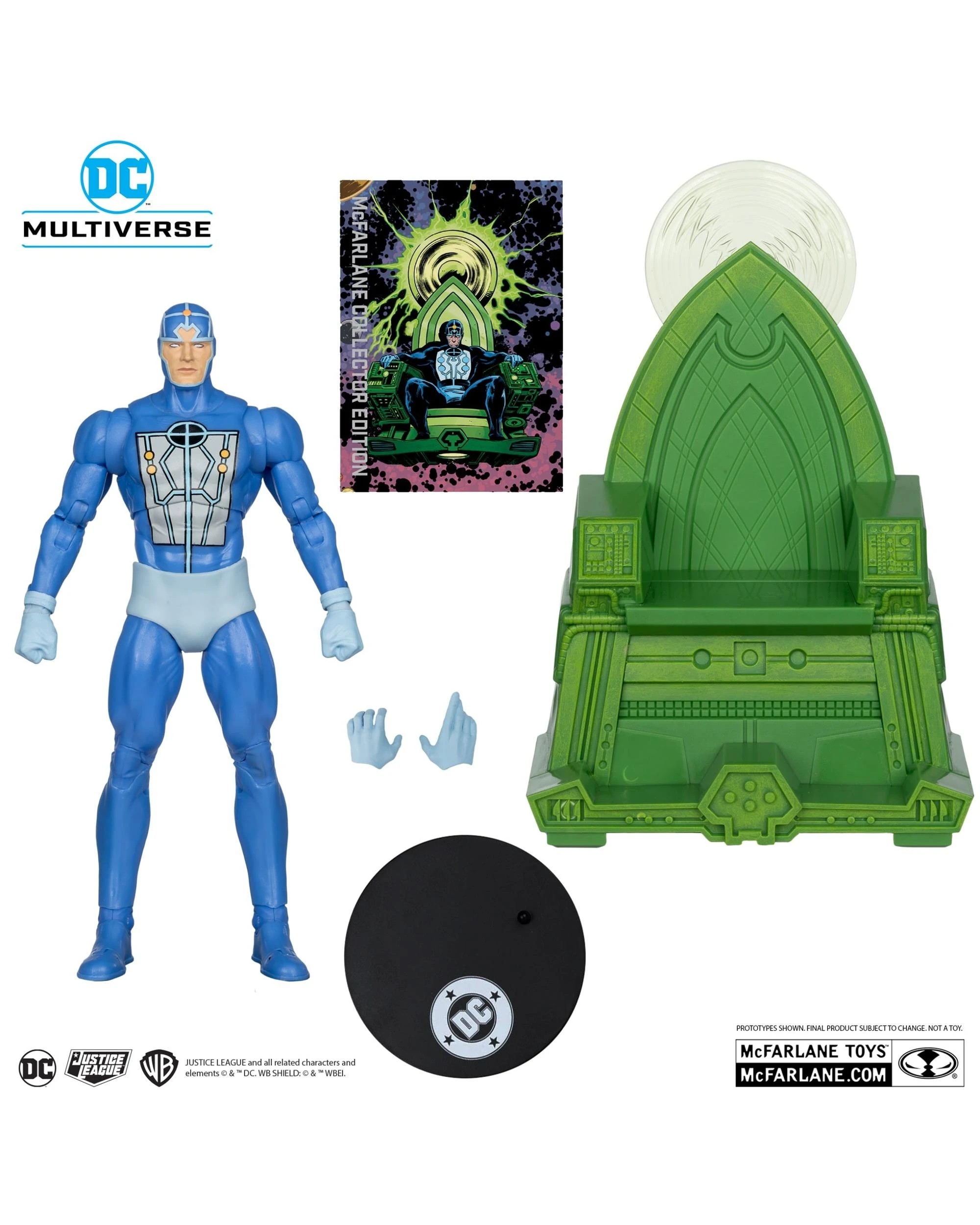 2 DC Multiverse New Gods Metron McFarlane Collector Edition #45 7 inch Action Figure, 2 of 9