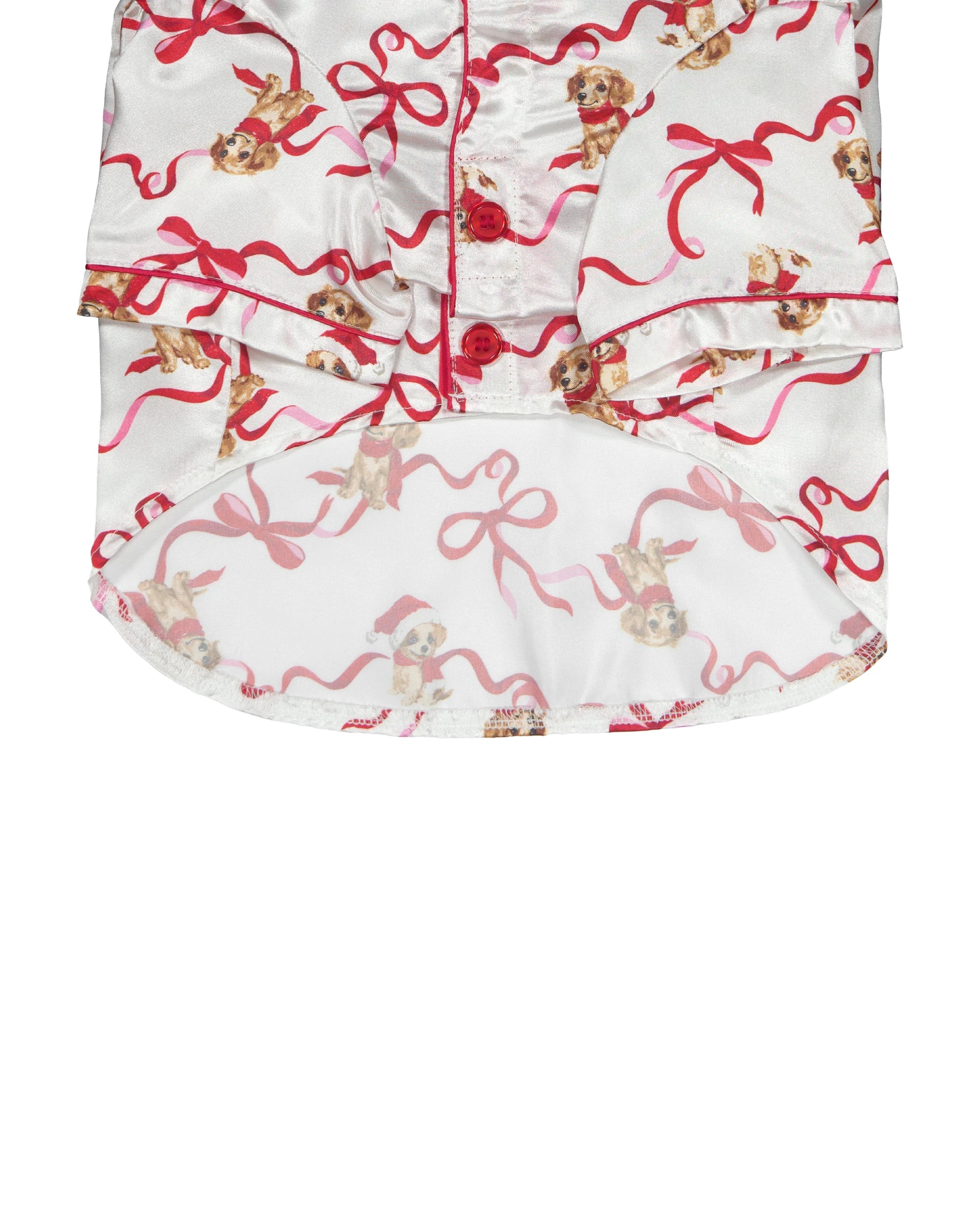 8 Family Matching Christmas Dog Ribbon Mini Me Pyjama M, 8 of 9