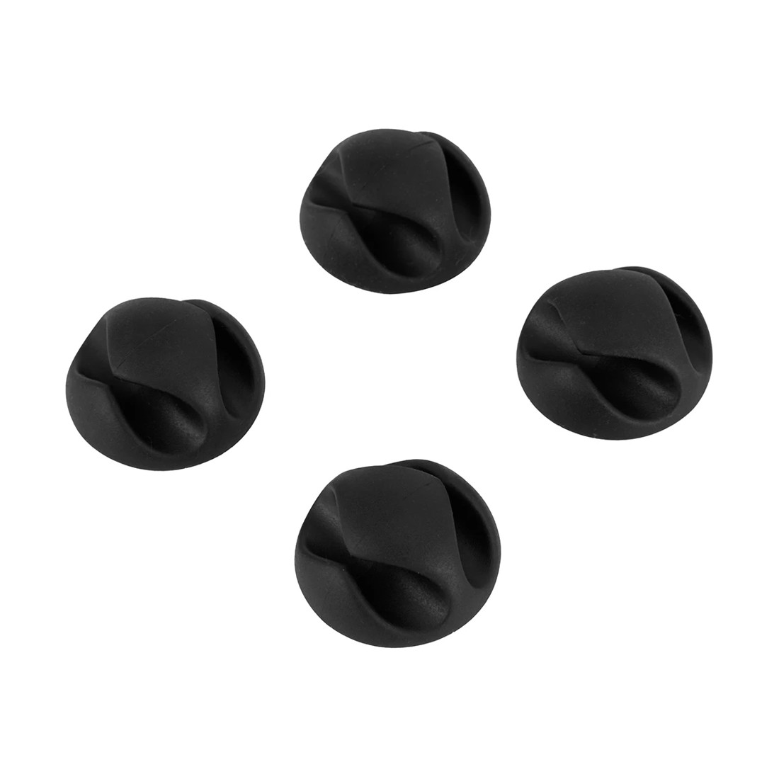 5 16 Pack Cable Tidy - Black, 5 of 8