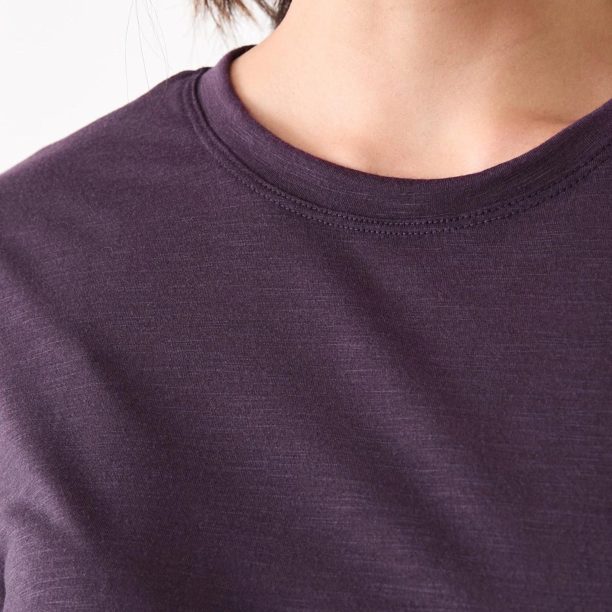 5 Active Womens Relax Sleeve T-shirt Purp Rasin, 5 of 5