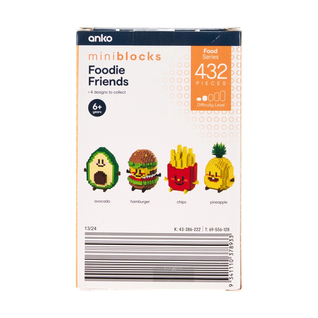 8 Mini Blocks Food Series: Foodie Friends - Assorted, 8 of 8