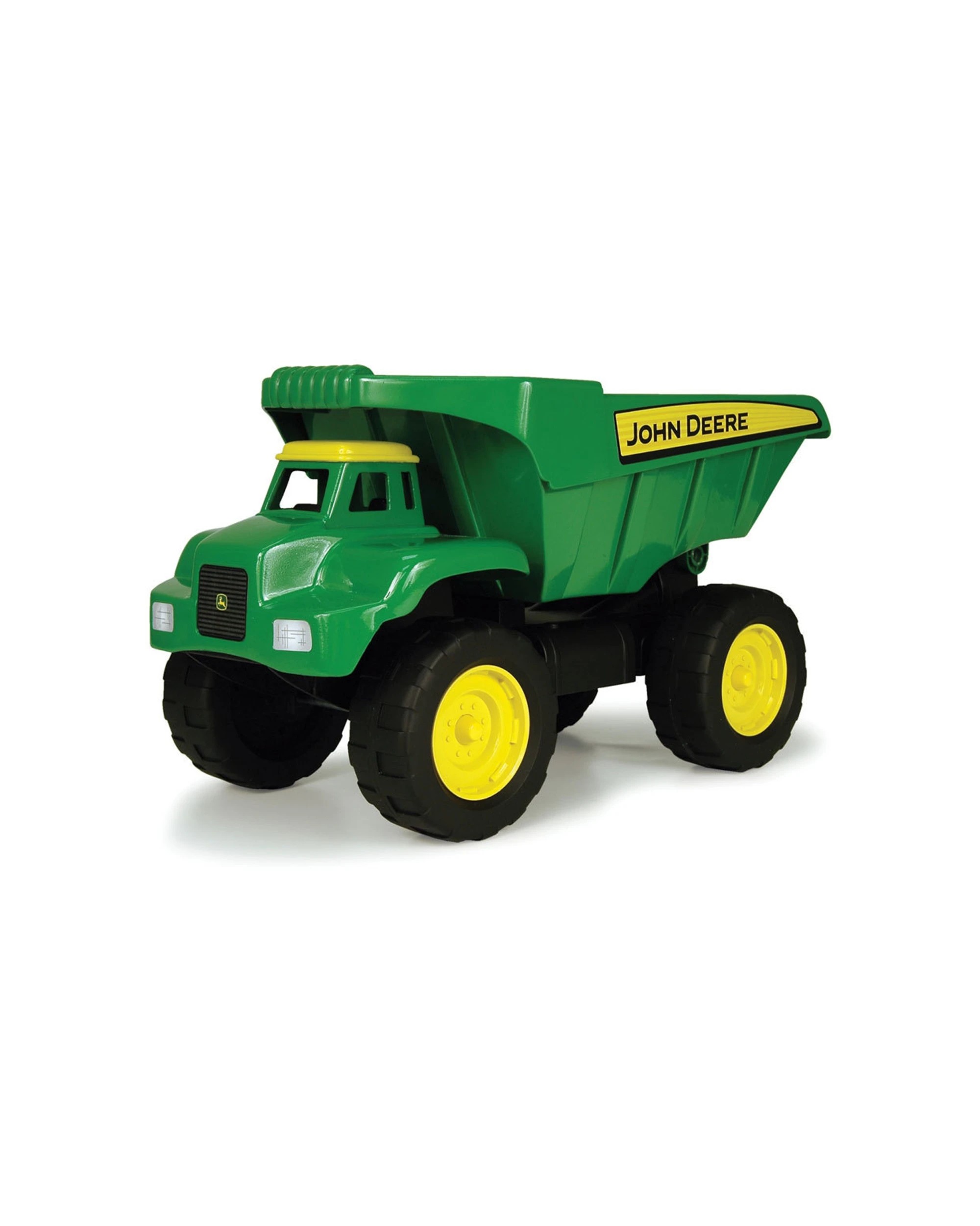 1 John Deere 38cm Scoop Dump Truck Child-friendly Sandbox Toy Durable Plastic - Green Yellow - Green, 1 of 2