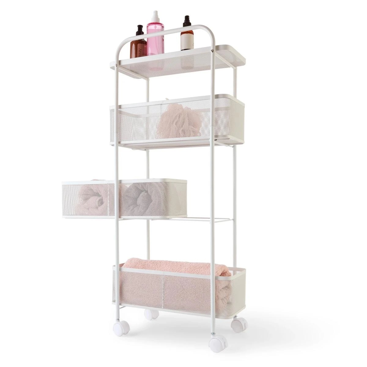2 Slim Line Metal Trolley, 2 of 10