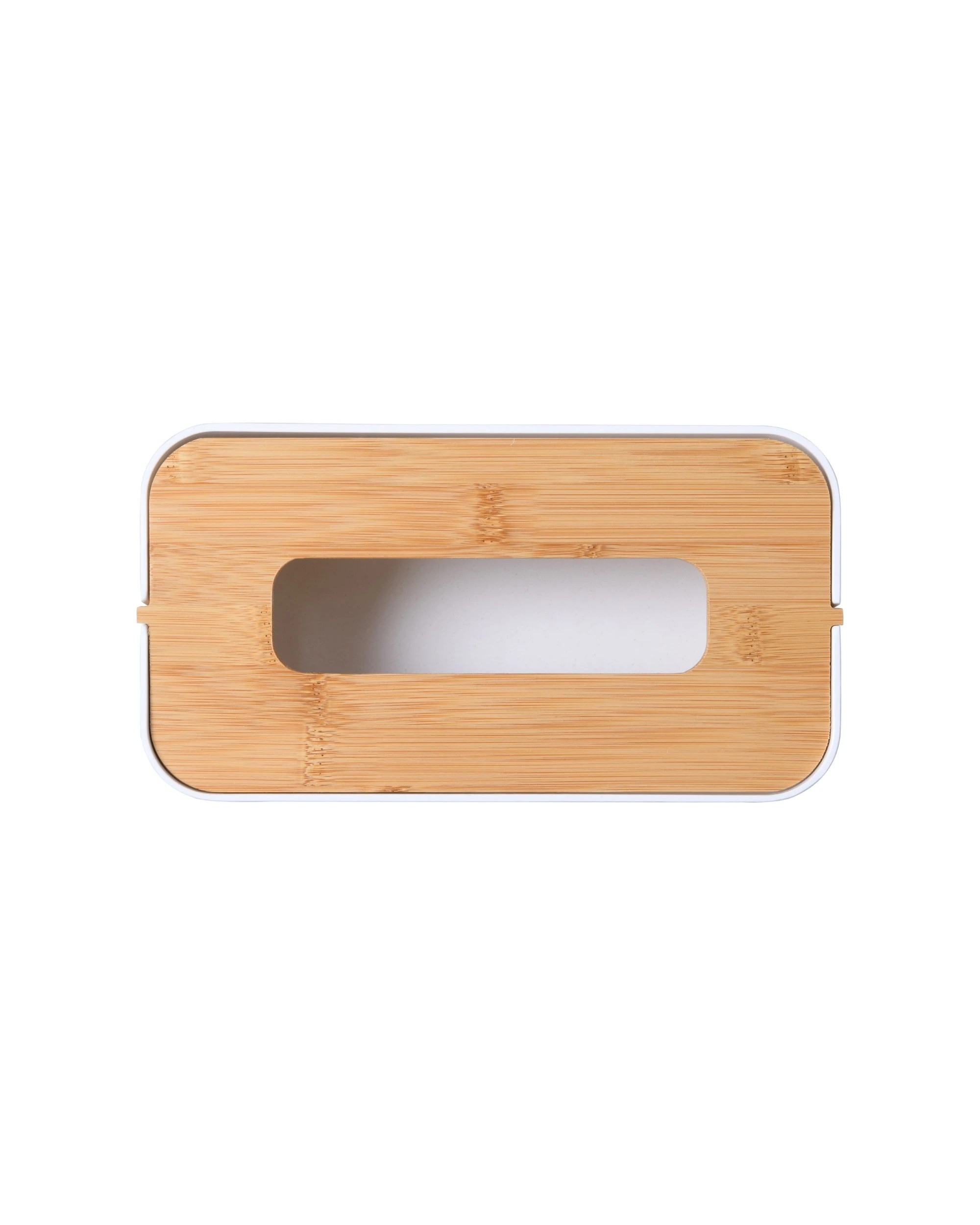 4 Takara Takae Natural Bamboo Tissue Box Large - White, 4 of 7