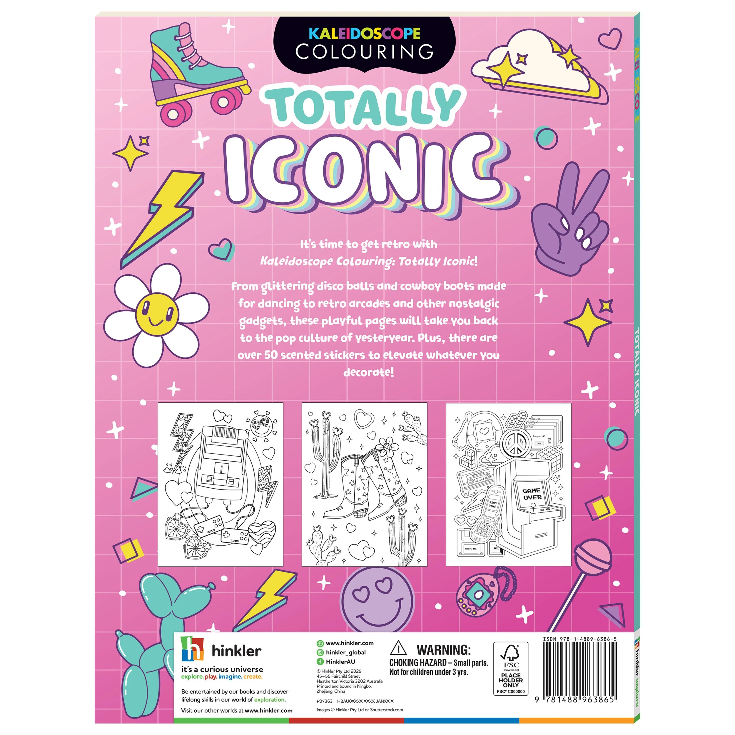 2 Kaleidoscope Colouring: Totally Iconic​ - Book, 2 of 5