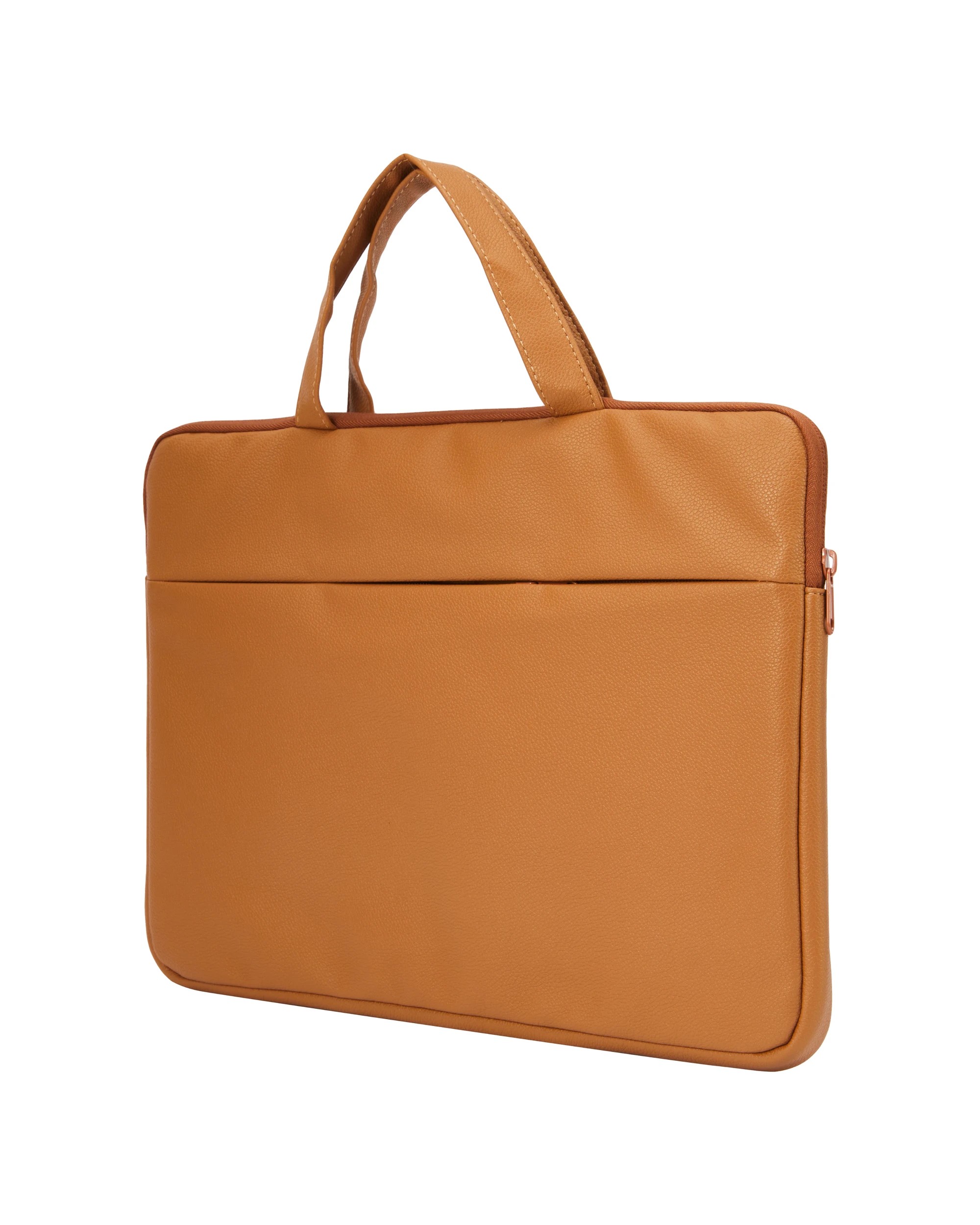 2 15in. Laptop PU Bag - Brown, 2 of 7