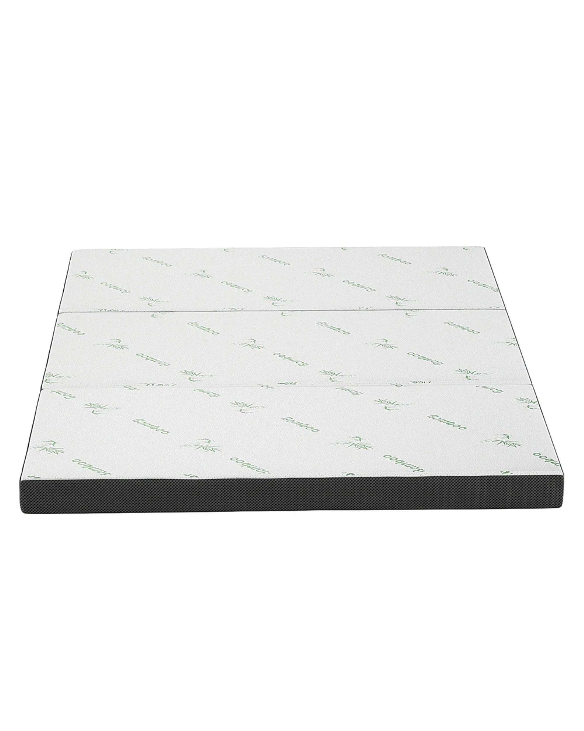 3 Giselle Bedding Foldable Mattress Folding Foam Double Bamboo - Black, 3 of 6