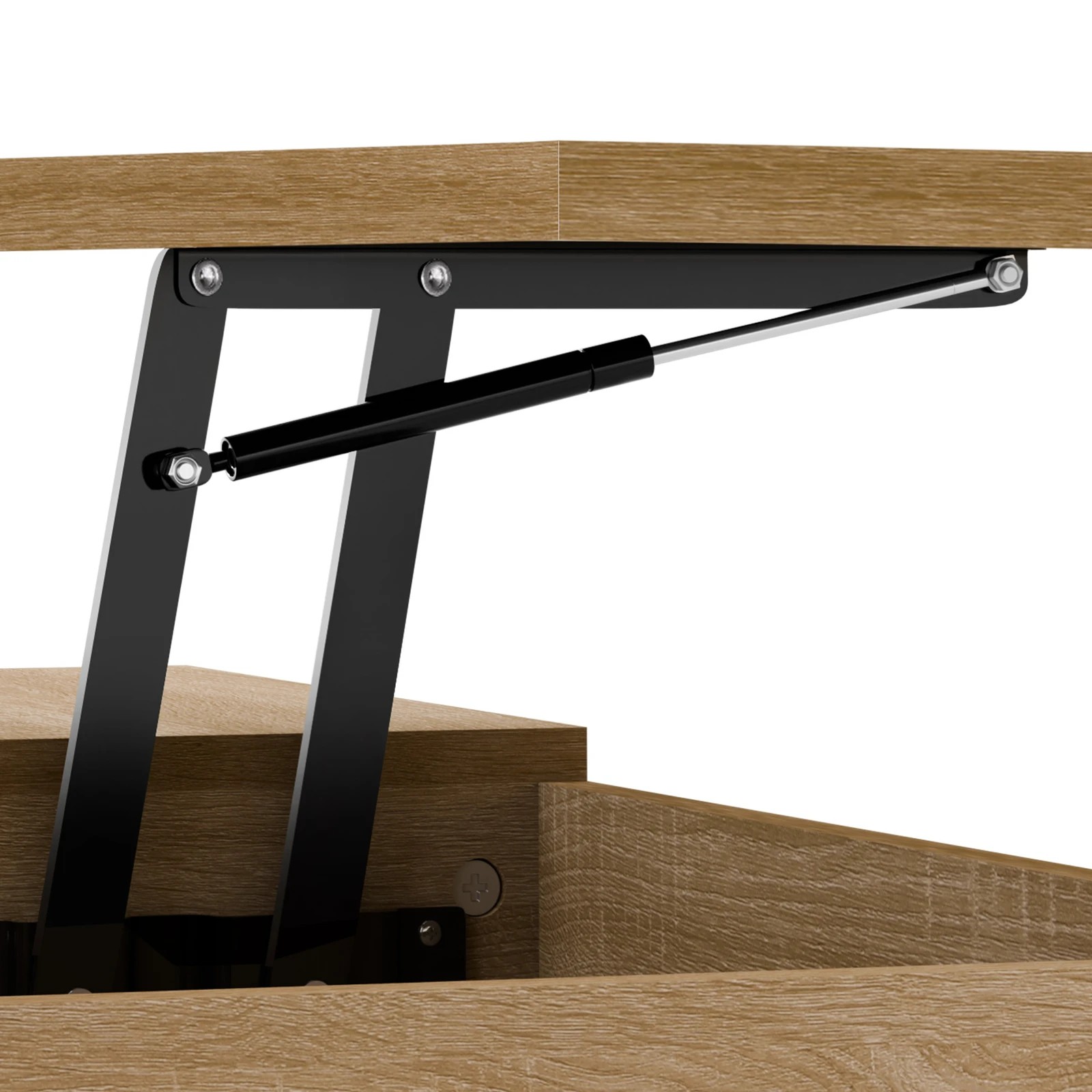 5 Alfordson Coffee Table 2-in-1 Lift Up Hidden Storage Wood, 5 of 10