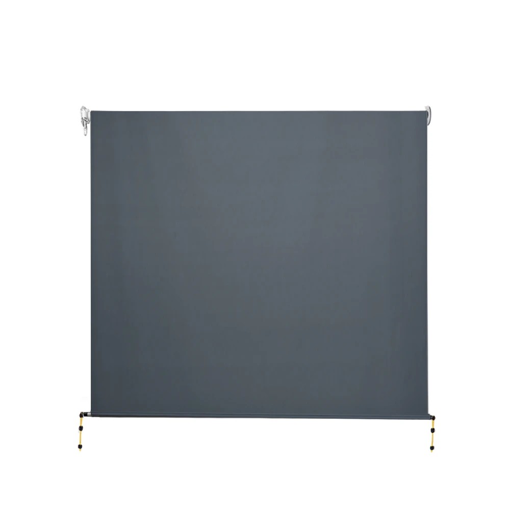 7 Instahut Outdoor Blind Window Roll Down Awning Canopy Privacy Screen - Grey, 7 of 7