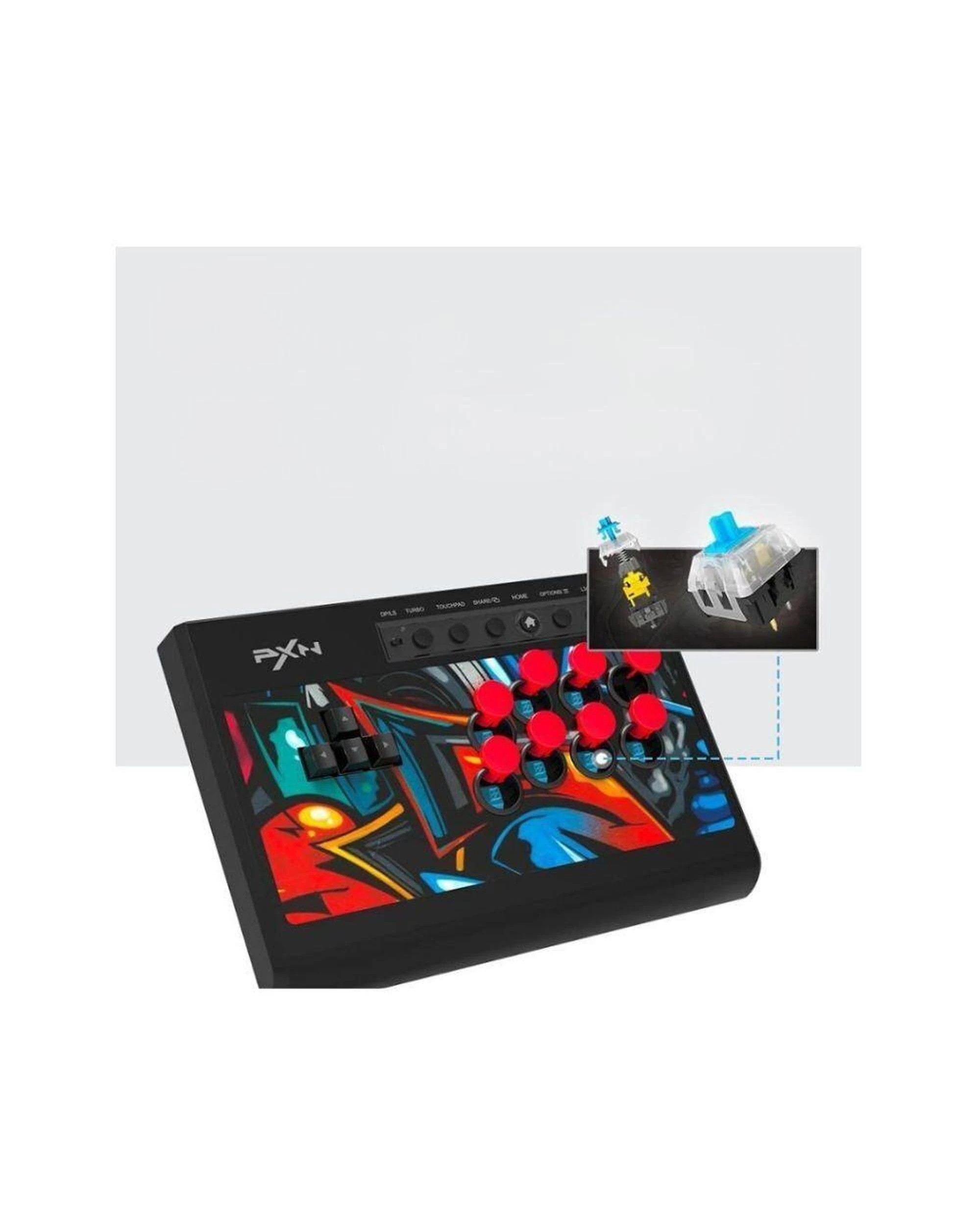 2 PXN-X8 Gaming Keyboard Controller Black Arcade Fighting Box USB Style PC  Android PS3 PS4 Xbox One, 2 of 3