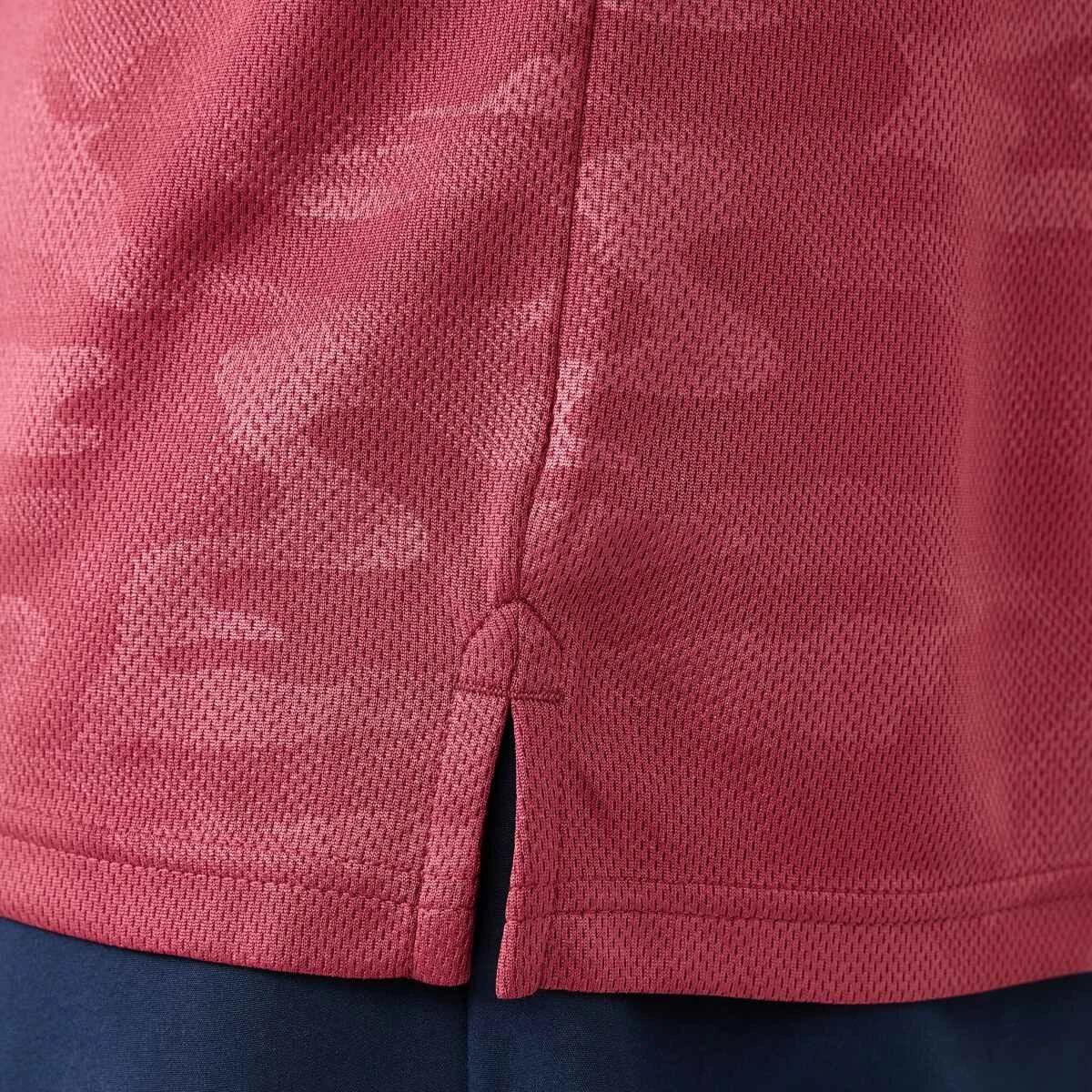6 Active Mens Printed T-shirt EMBOSSED CAMO SOIL RED, 6 of 6