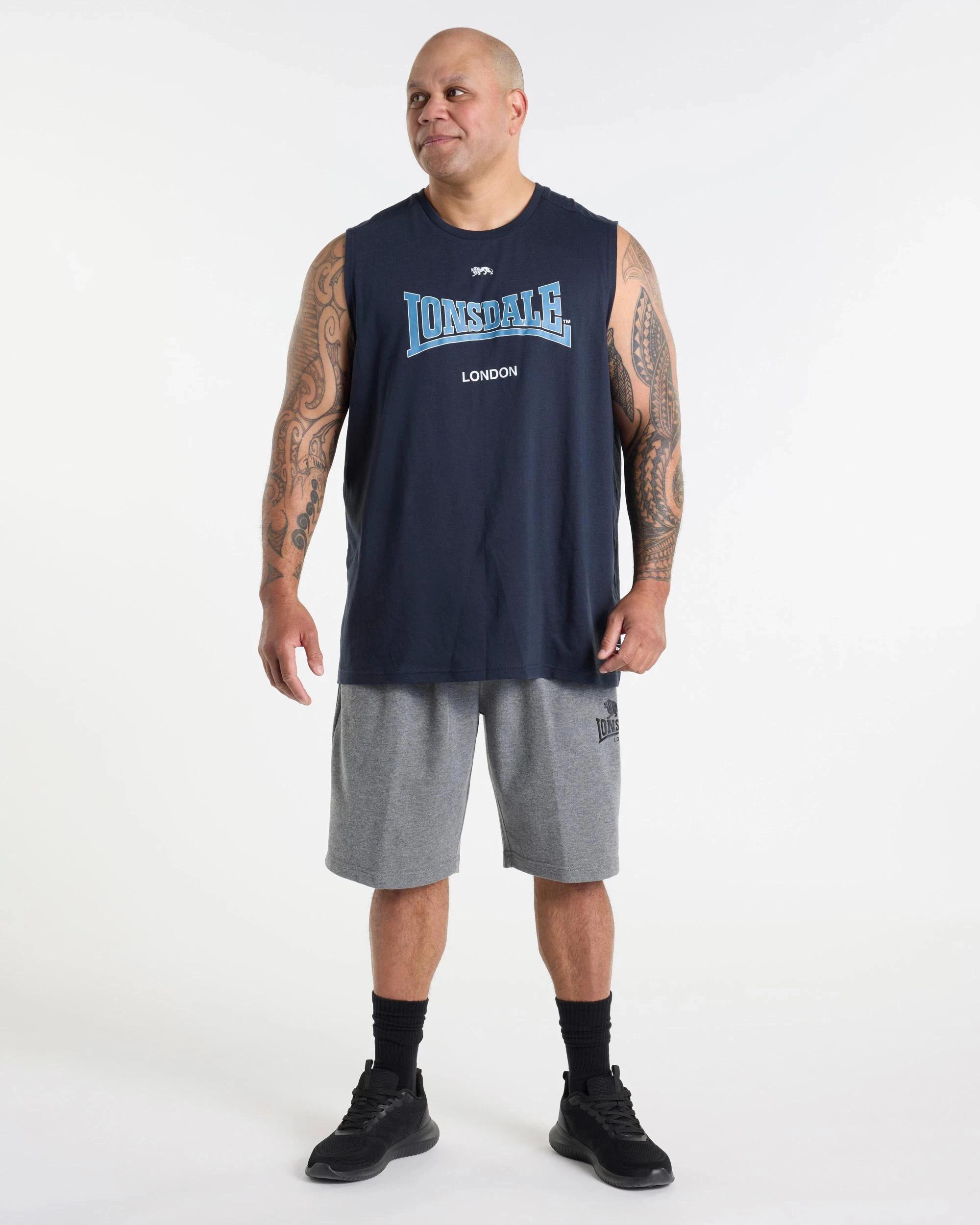 4 Plus Size Tank Top - Lonsdale London INDIGO, 4 of 4