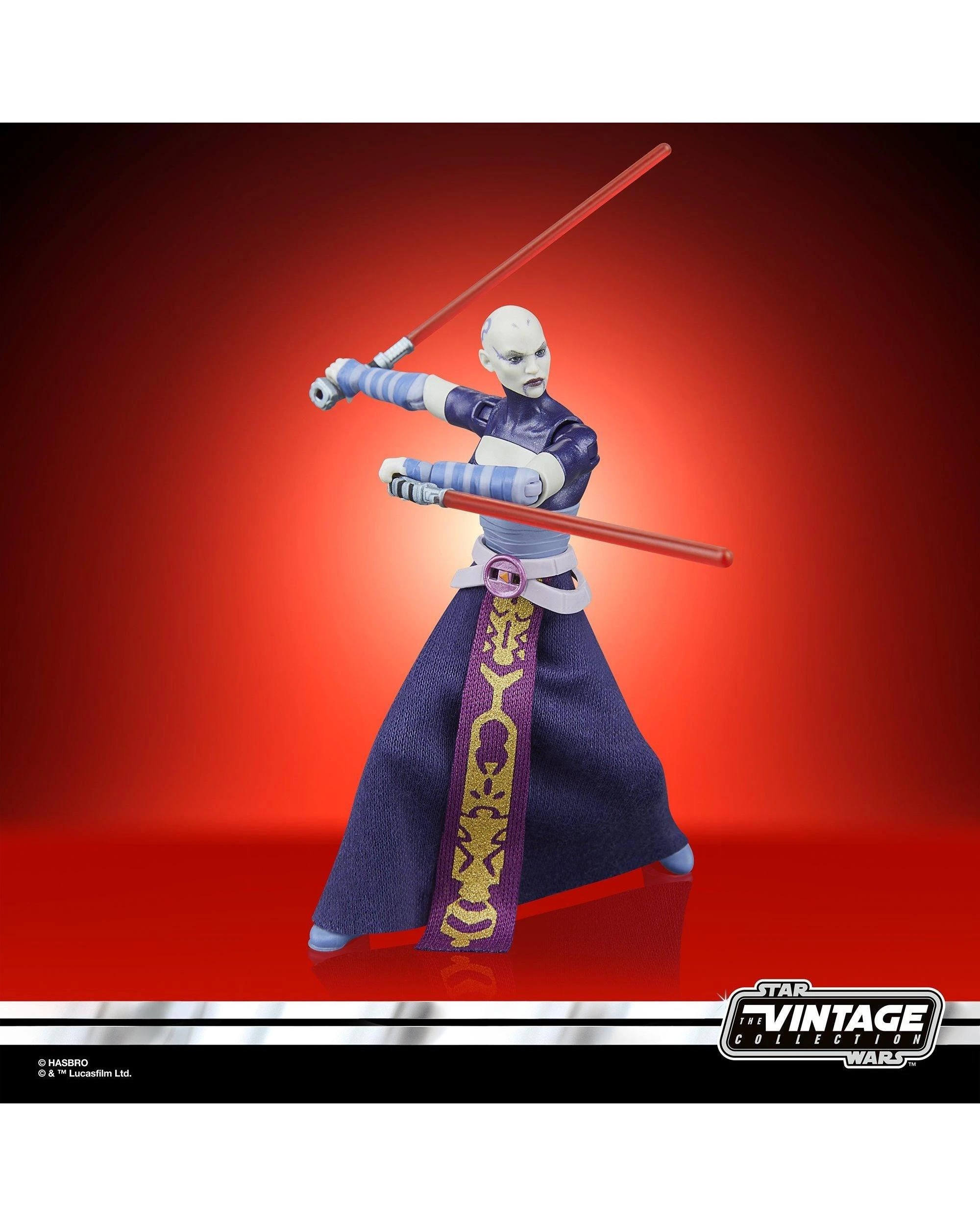 4 Hasbro Star Wars The Vintage Collection: The Clone Wars Asajj Ventress Action Figure, 4 of 10