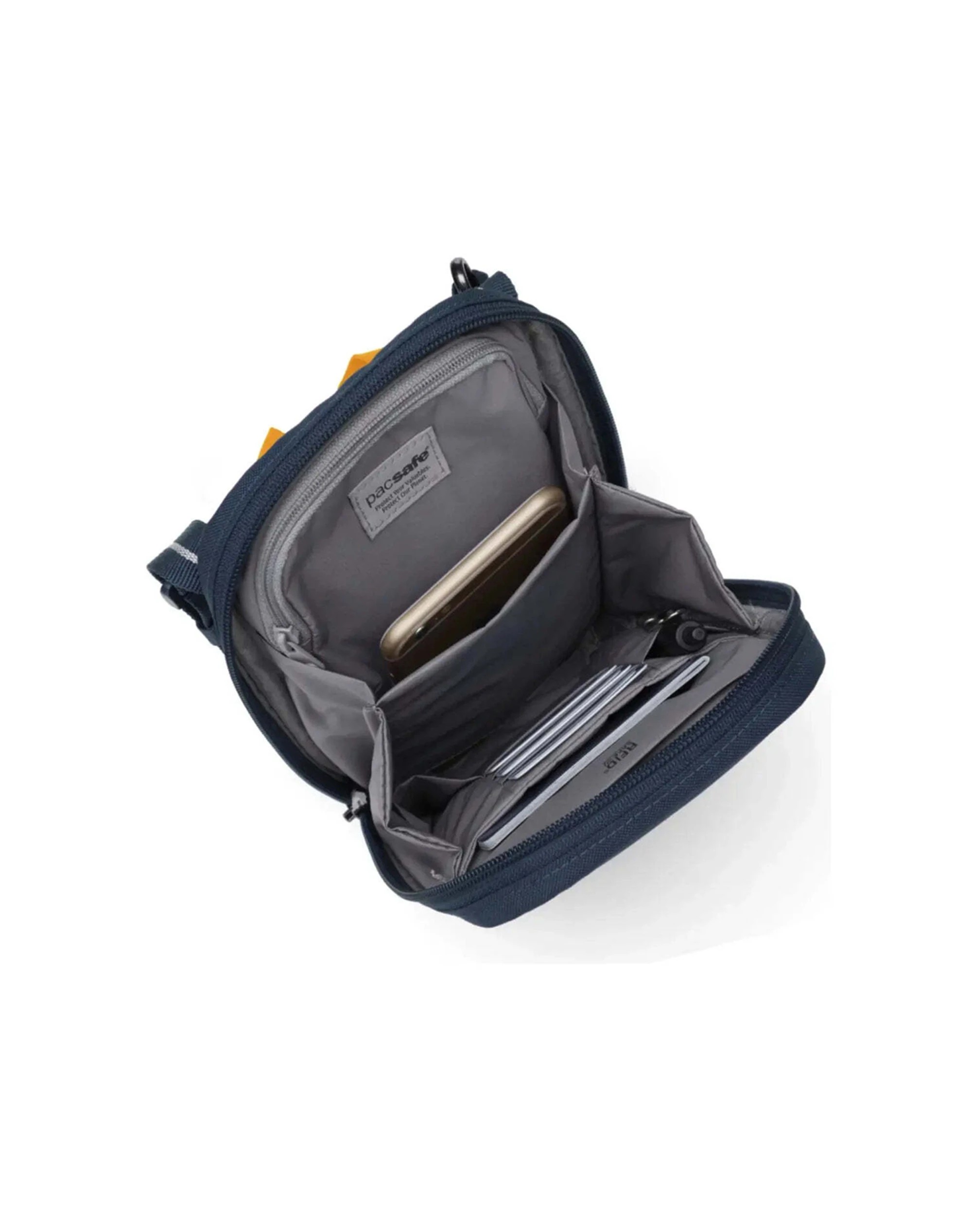 3 Pacsafe RFIDsafe Tech Crossbody RFID Blocking Anti-Theft Compact Water Coastal - Blue, 3 of 8