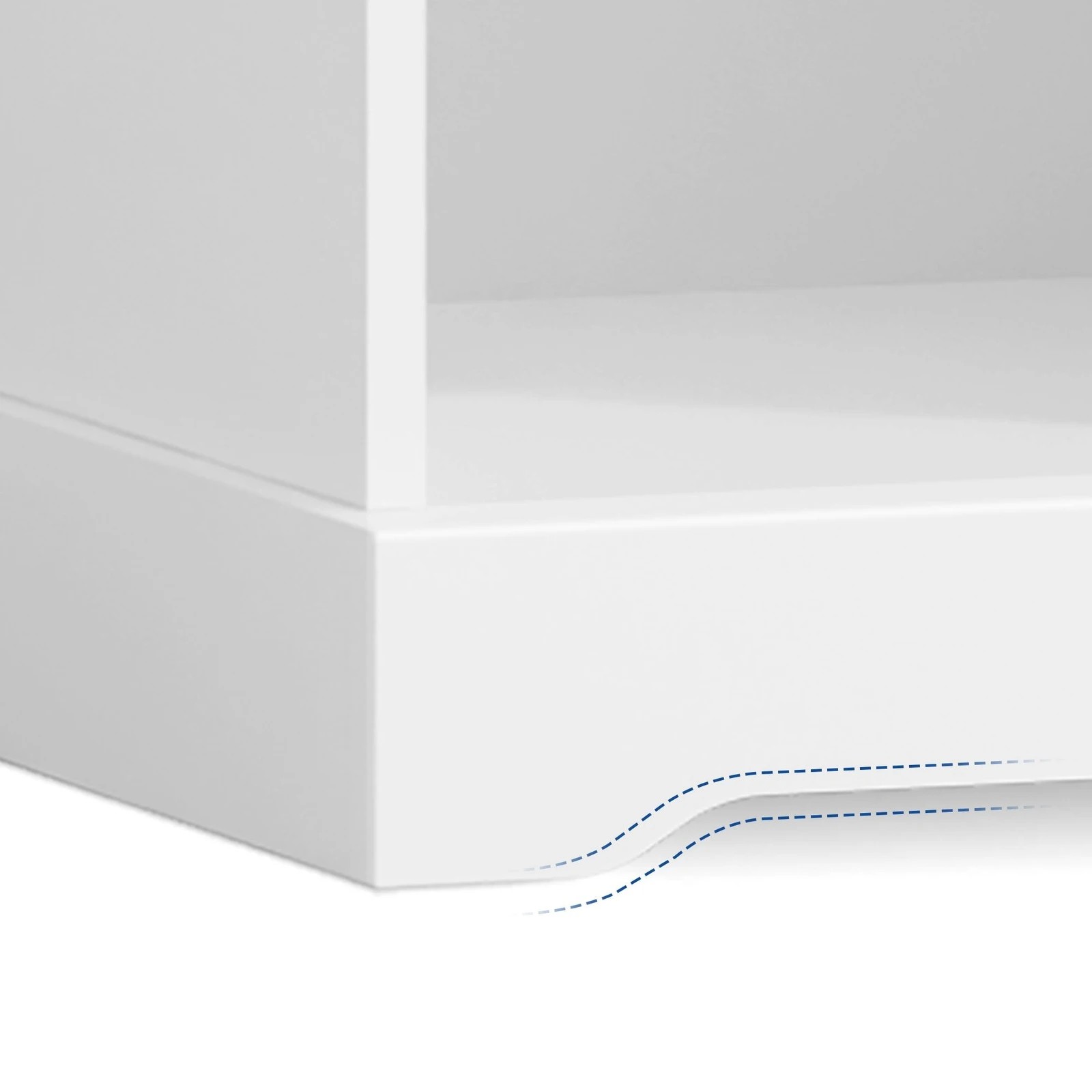 8 Alfordson Buffet Sideboard Cabinet Storage Cupboard Sliding Door Pantry - White, 8 of 10