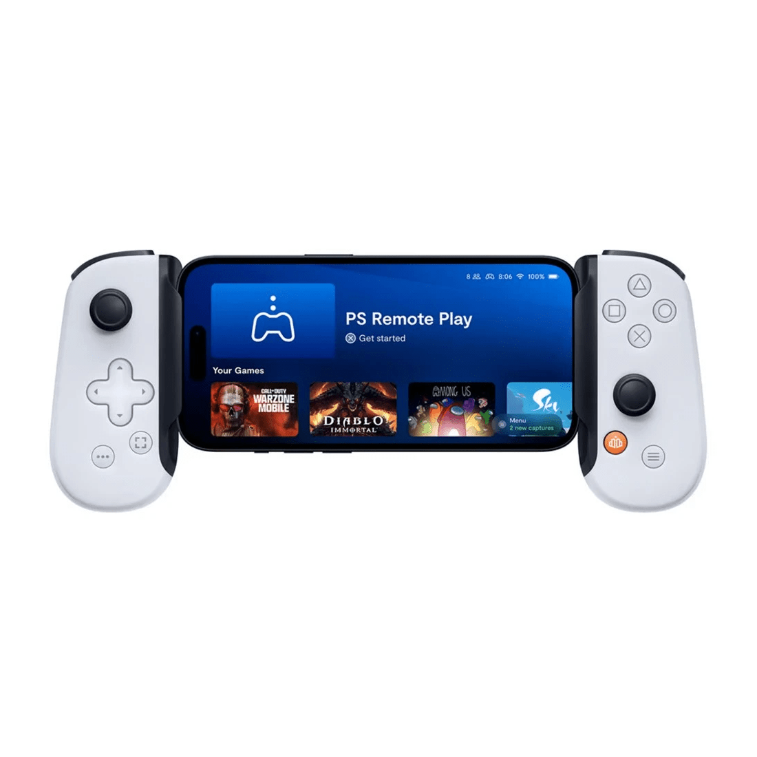 2 Backbone One - Playstation 2nd Edition USB-C Controller - White - White, 2 of 3