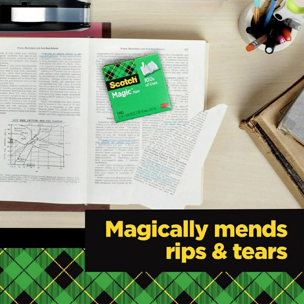 6 Scotch Magic Tape 19mm x 20m 6 Pack, 6 of 6